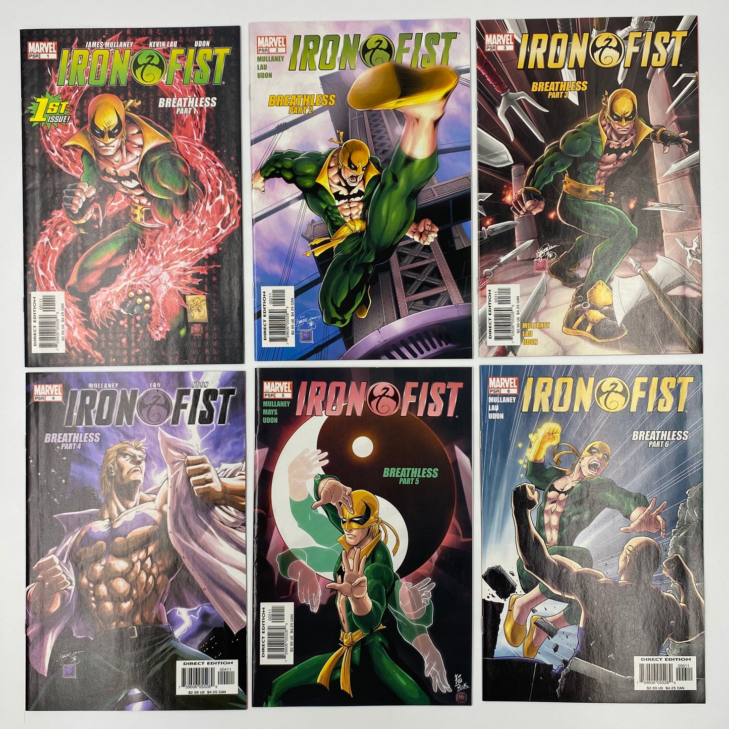 M&PC Marvel Comic Book MEGA FUN PACK: Iron Fist