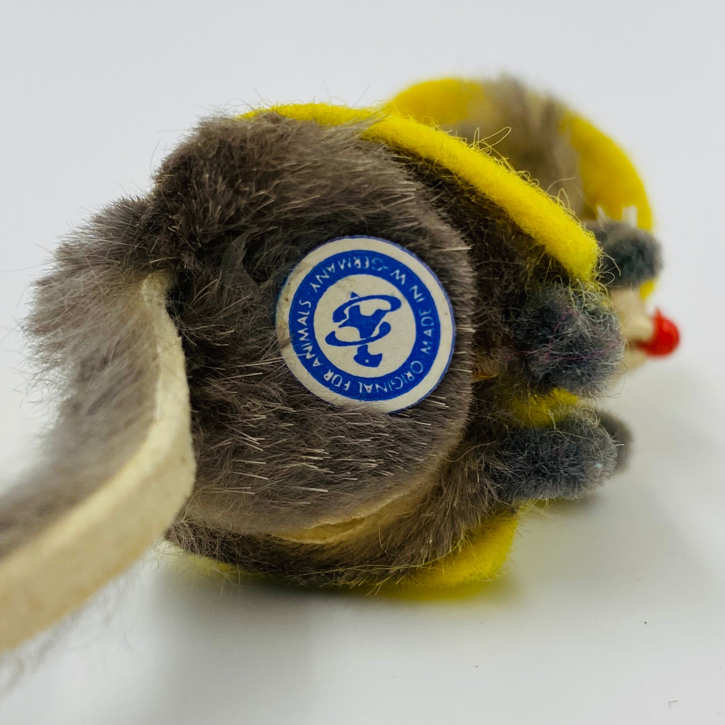 Original Fur Animals W Germany 2” Mouse in CUSTOM Dick Tracy costume (1990’s)