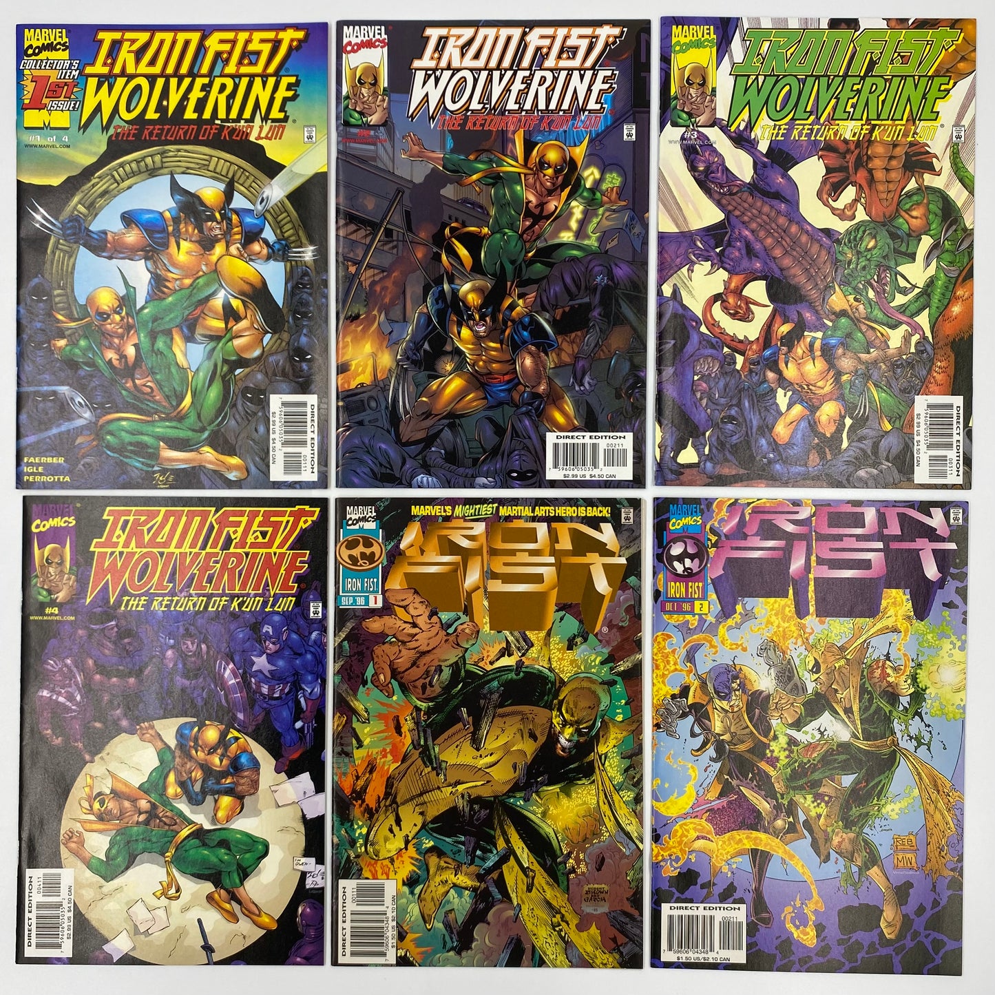 M&PC Marvel Comic Book MEGA FUN PACK: Iron Fist