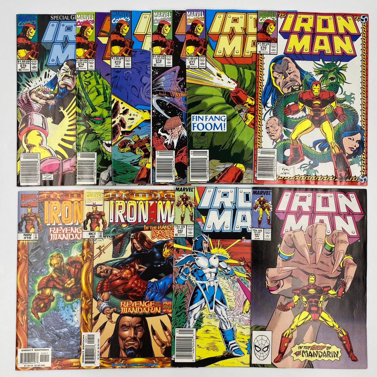 M&PC Marvel Comic Book FUN PACK: Iron Man VS Mandarin