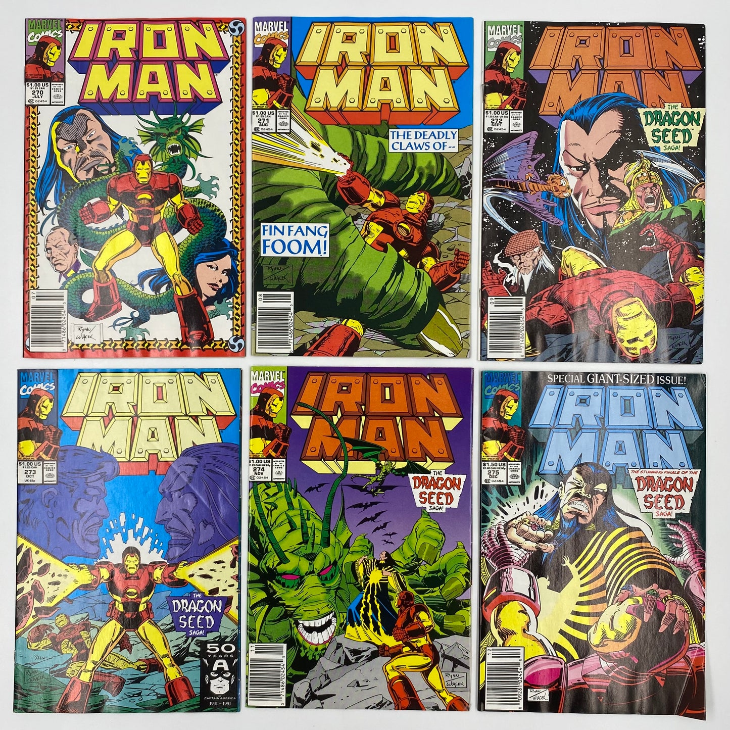M&PC Marvel Comic Book FUN PACK: Iron Man VS Mandarin