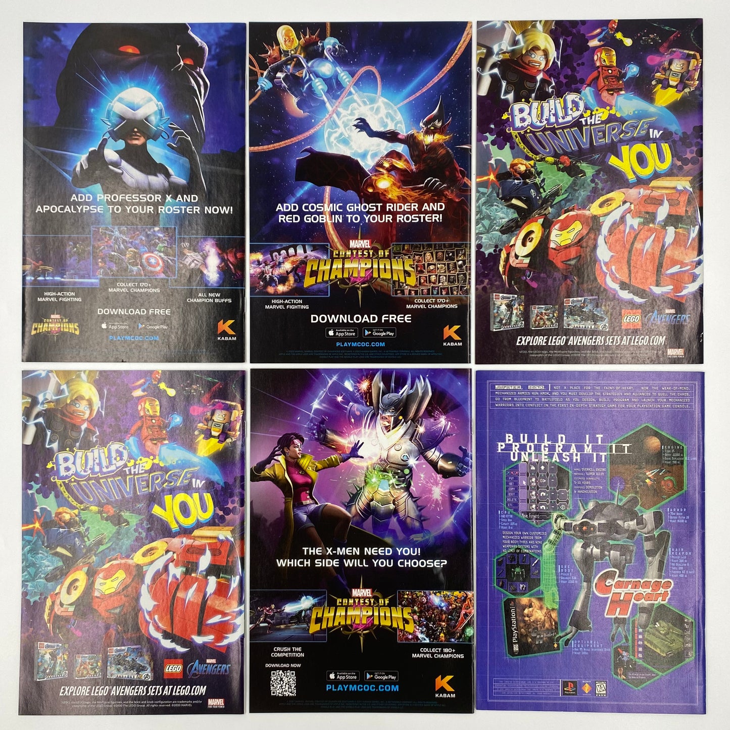 M&PC Marvel Comic Book MEGA FUN PACK: Juggernaut