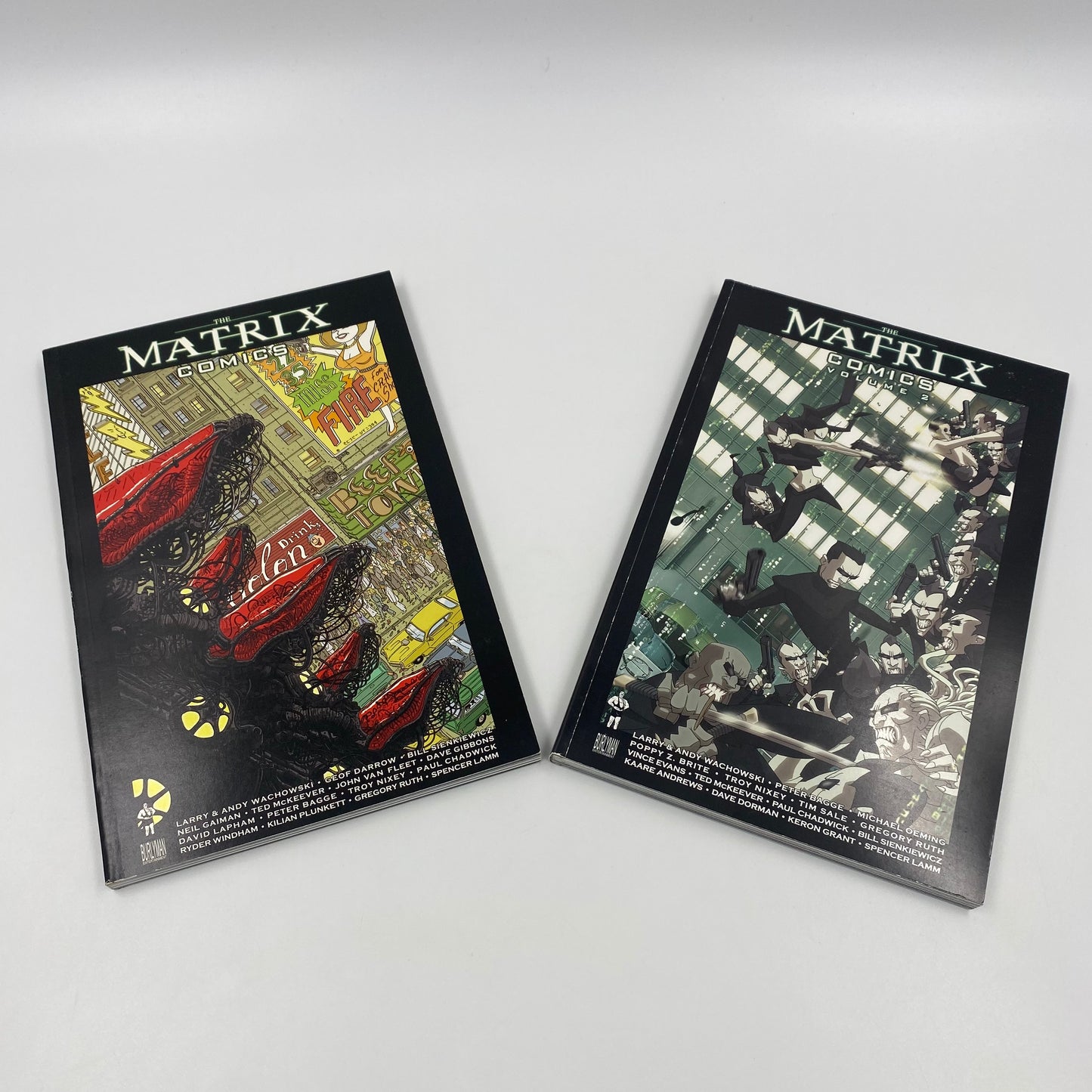 The Matrix Comics volume 1 & volume 2 first edition TP’s (2003-2004) Burlyman