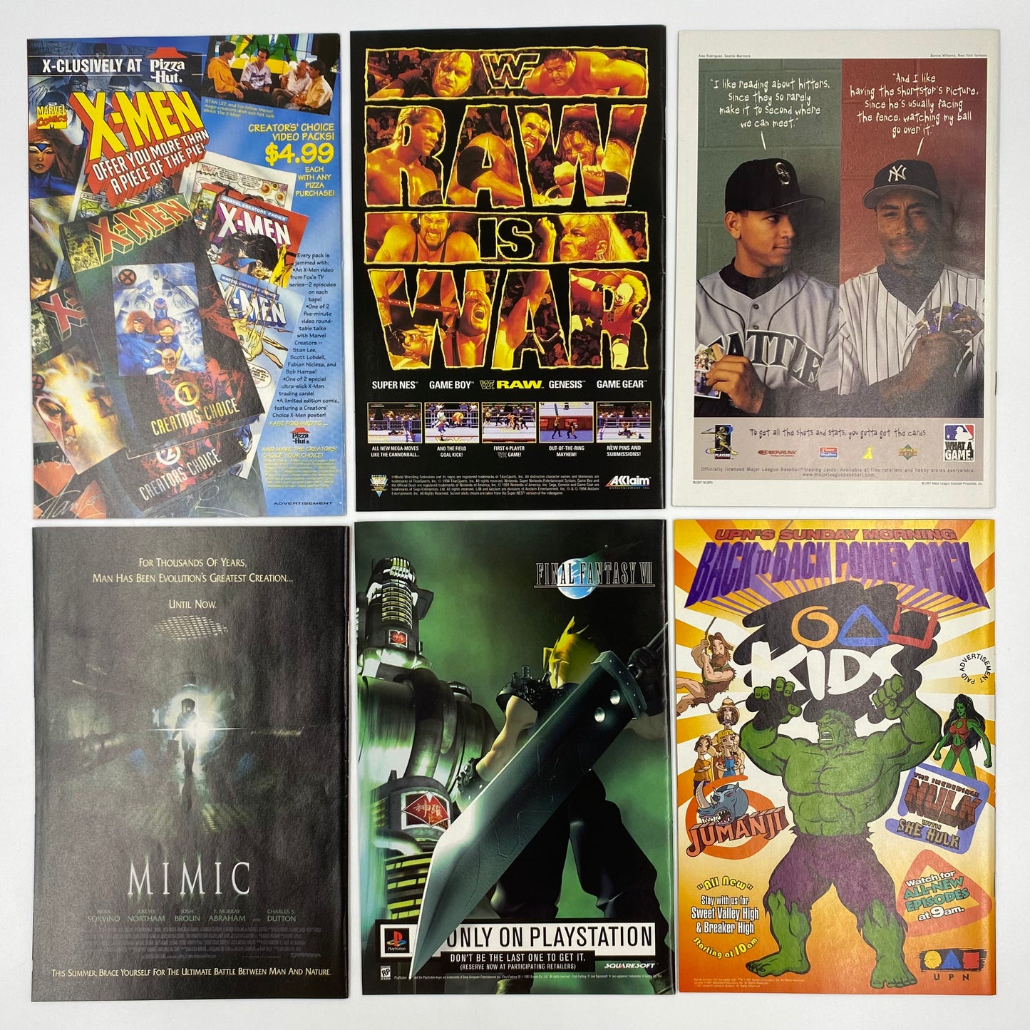 M&PC Marvel Comic Book FUN PACK: Psylocke & Archangel