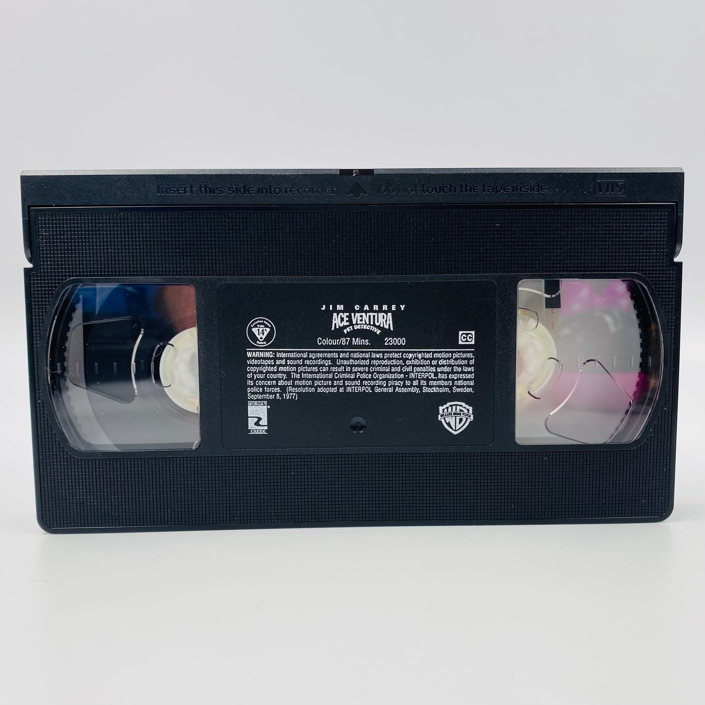 Ace Ventura Pet Detective VHS tape (1994) Warner Home Video