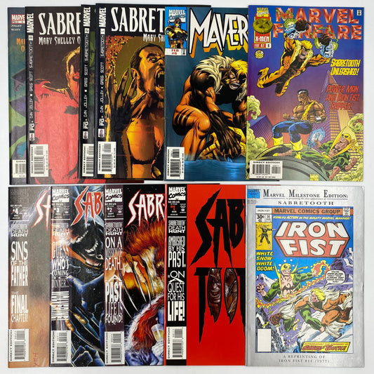 M&PC Marvel Comic Book MEGA FUN PACK: Sabretooth