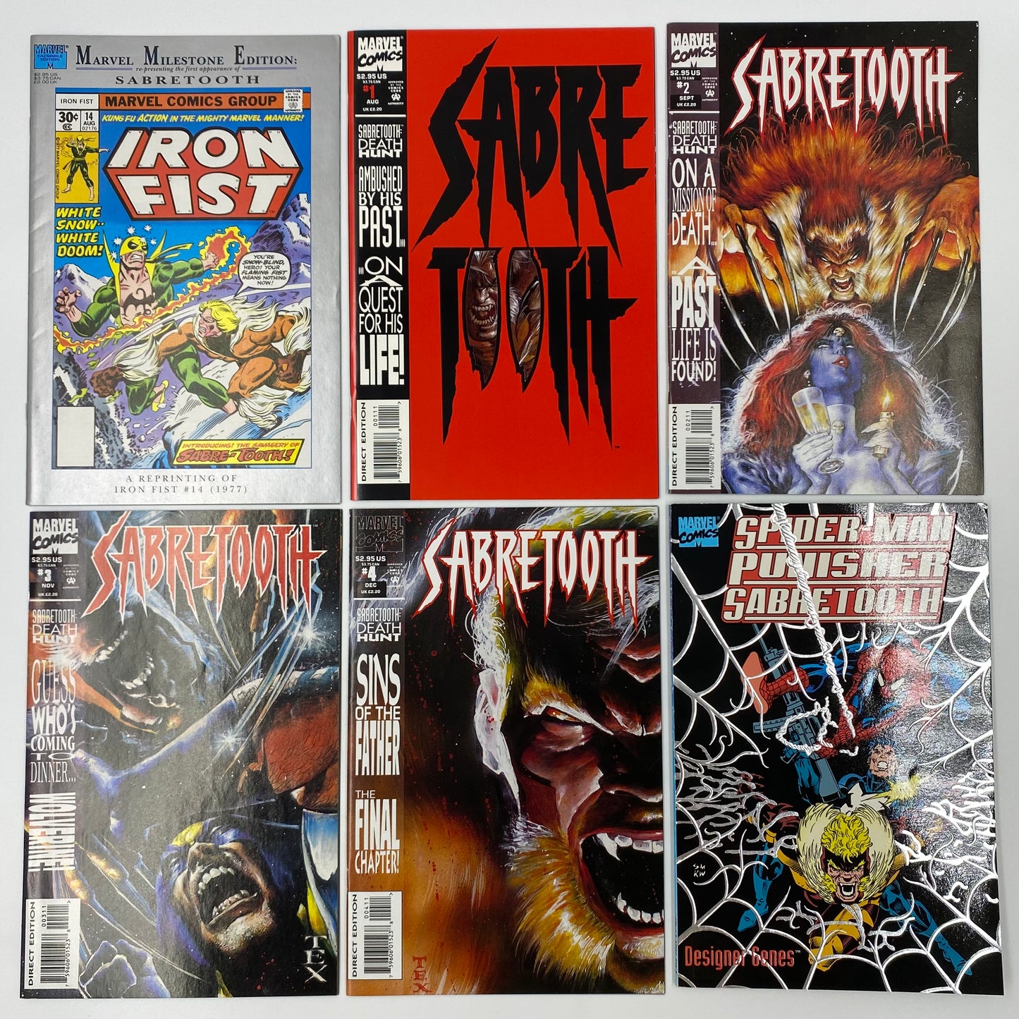 M&PC Marvel Comic Book MEGA FUN PACK: Sabretooth