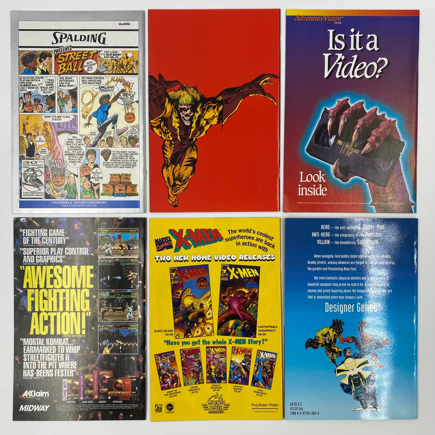 M&PC Marvel Comic Book MEGA FUN PACK: Sabretooth