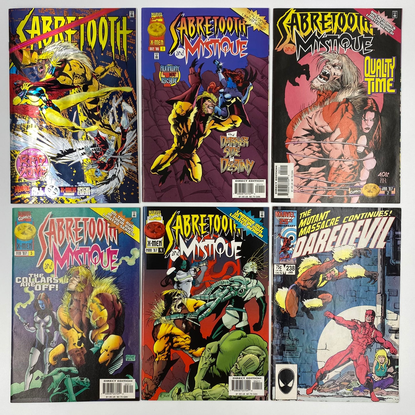 M&PC Marvel Comic Book MEGA FUN PACK: Sabretooth