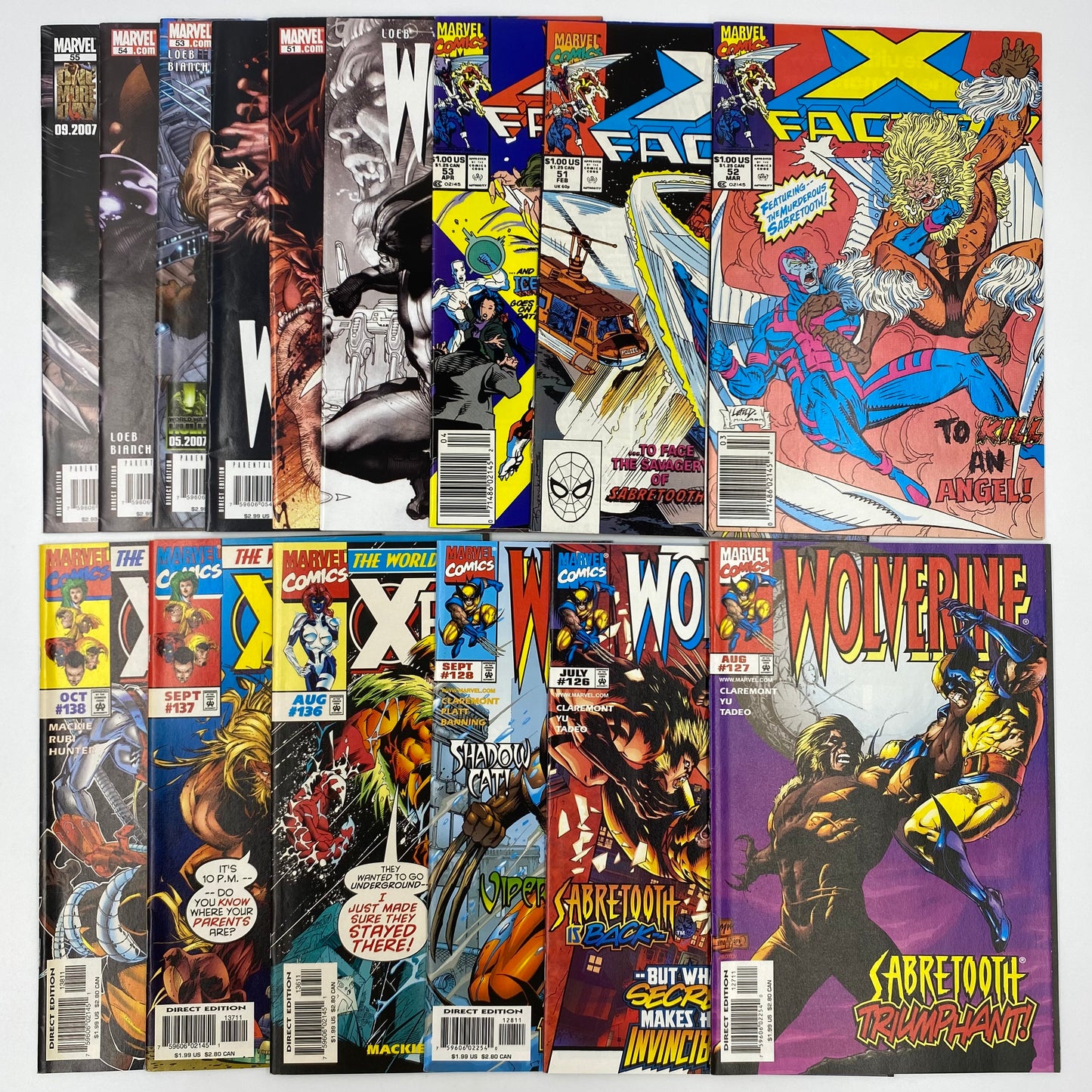 M&PC Marvel Comic Book MEGA FUN PACK: Sabretooth VS Wolverine & The X-Men