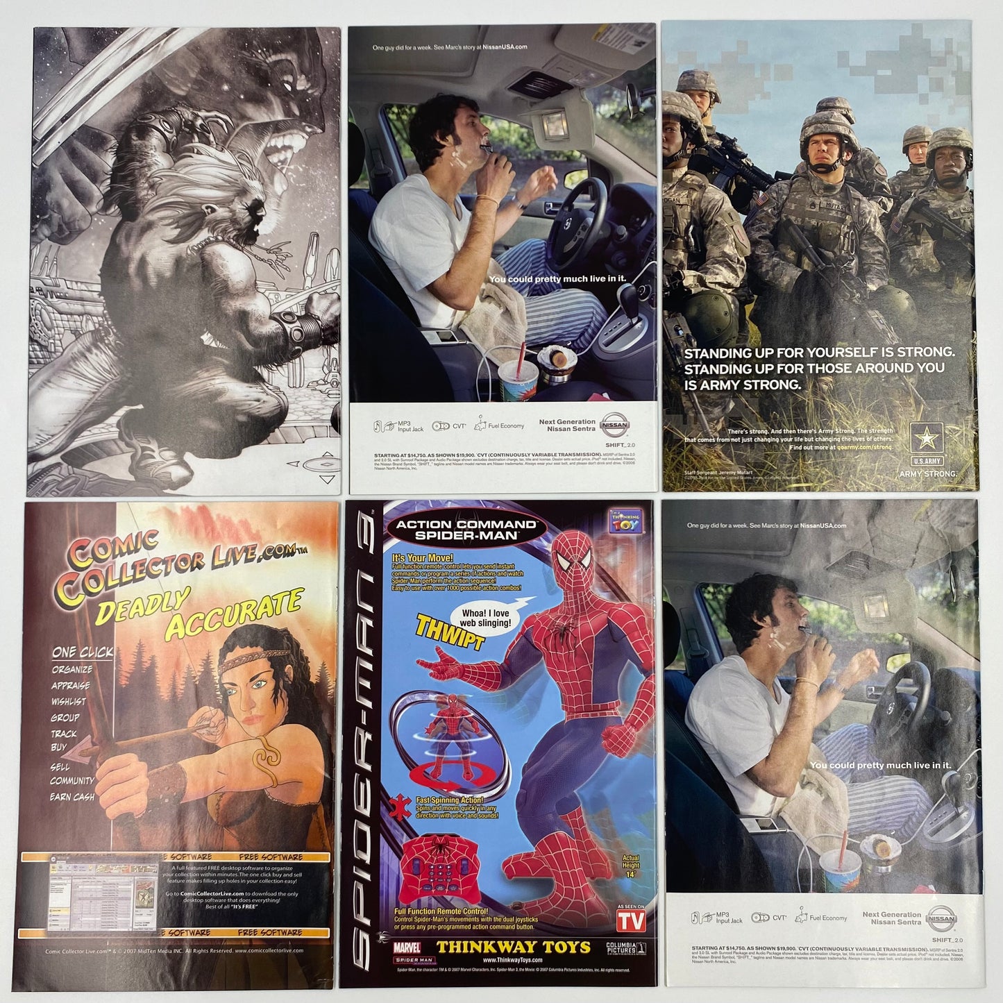 M&PC Marvel Comic Book MEGA FUN PACK: Sabretooth VS Wolverine & The X-Men