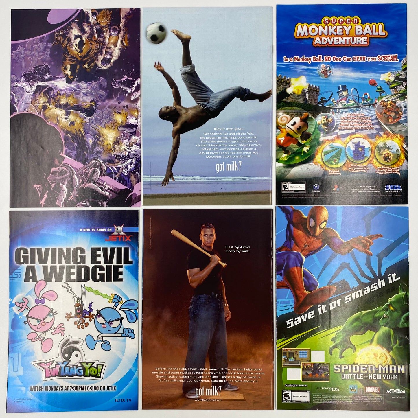 M&PC Marvel Comic Book MEGA FUN PACK: Sabretooth VS Wolverine & The X-Men