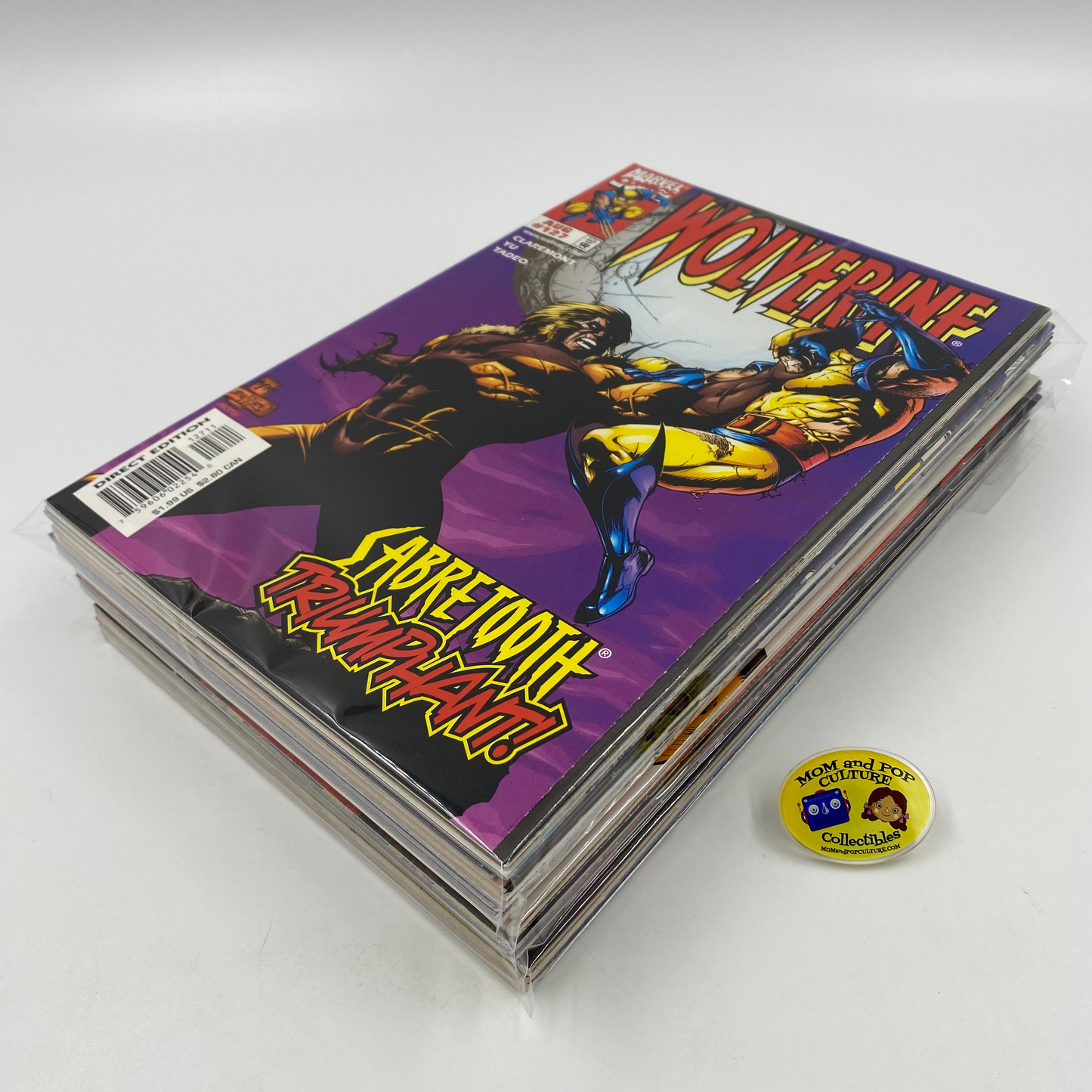 M&PC Marvel Comic Book MEGA FUN PACK: Sabretooth VS Wolverine & The X-Men