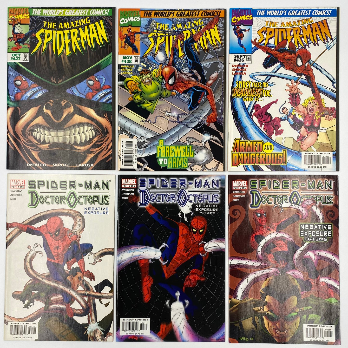M&PC Marvel Comic Book MEGA FUN PACK: Spider-Man VS Doctor Octopus