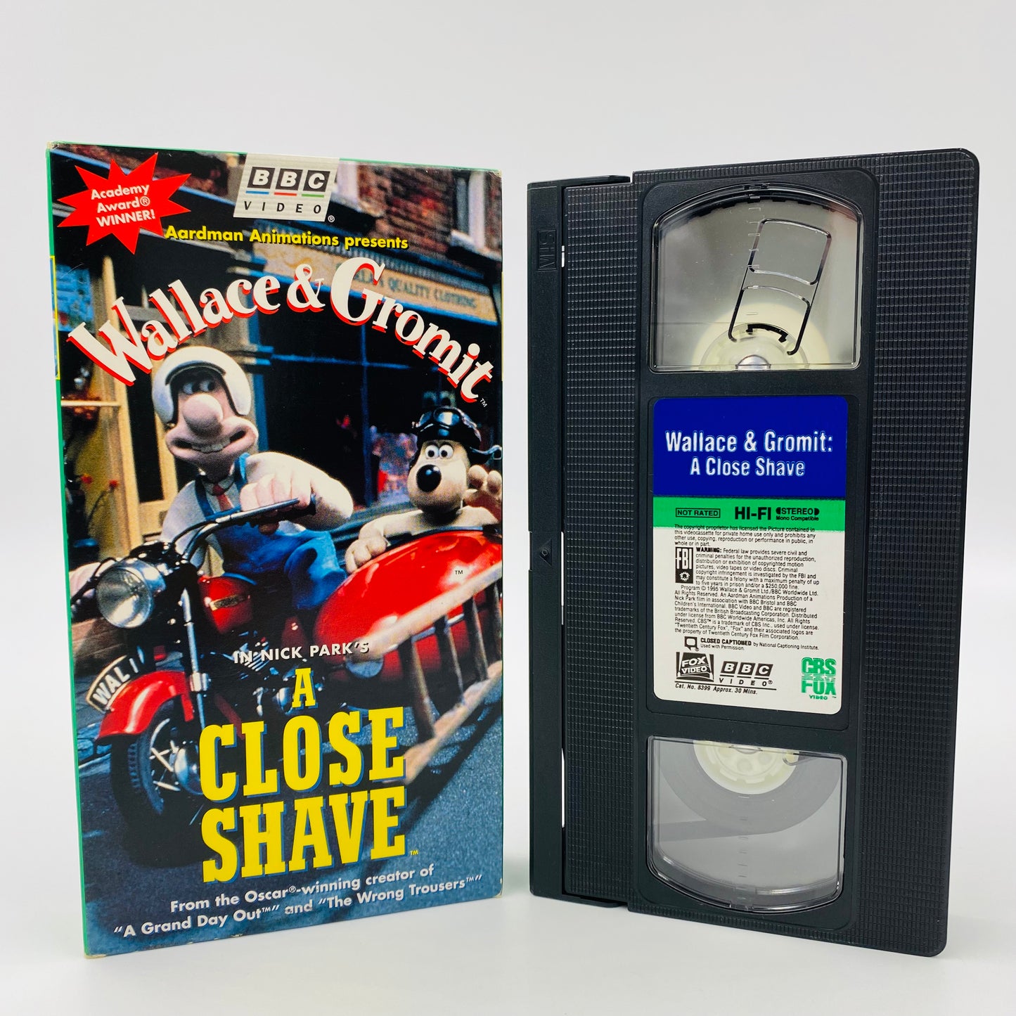 Wallace & Gromit VHS tape box set (1996) BBC Video & CBS/Fox Video