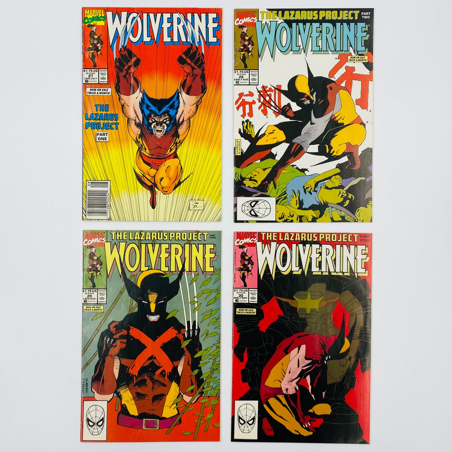 Wolverine #27-30 The Lazarus Project (1990) Marvel