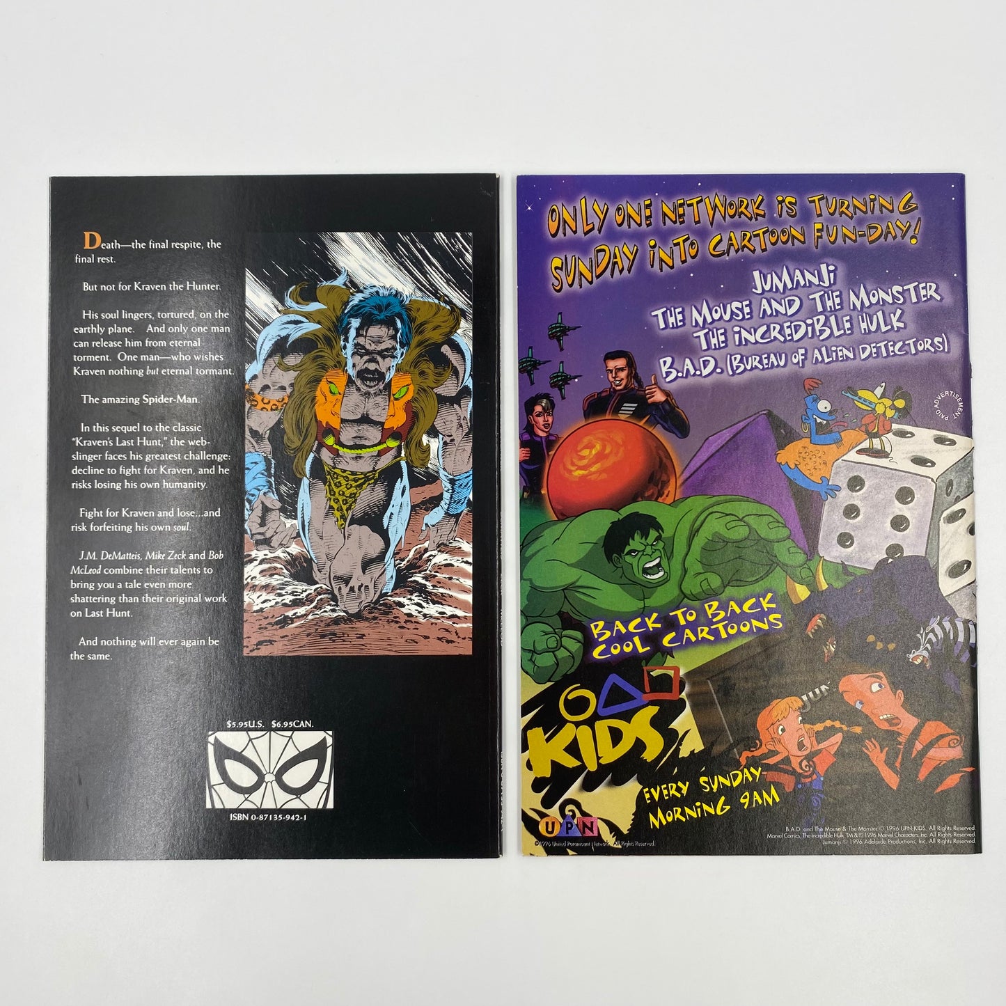 M&PC Marvel Comic Book FUN PACK: Spider-Man VS Kraven