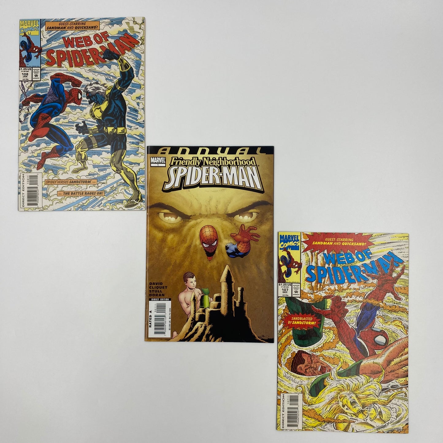 M&PC Marvel Comic Book FUN PACK: Spider-Man VS Sandman