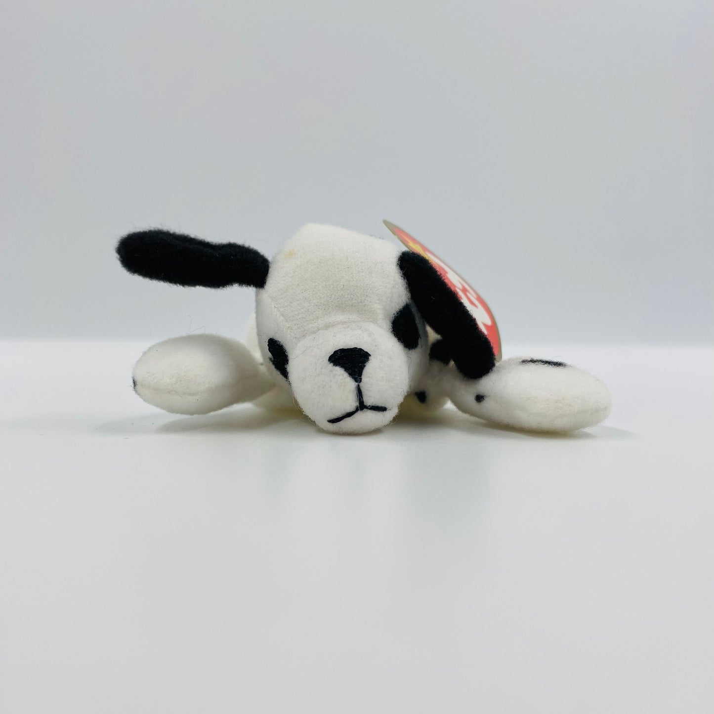 Teenie Beanie Babies Dotty the Dalmatian McDonald's Happy Meal bean bag plush toy animal (2000) loose