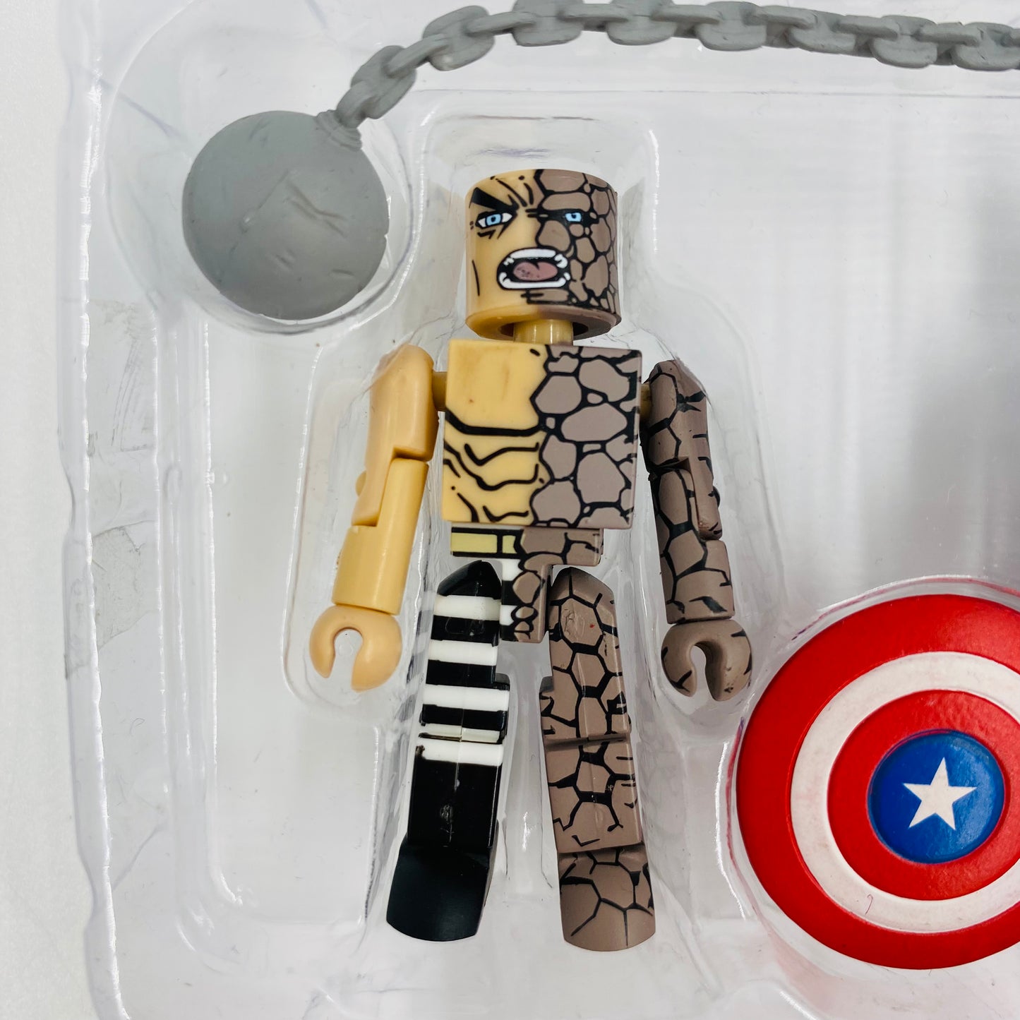 Minimates Marvel Universe wave 5 Captain America & Absorbing Man boxed/opened/complete 2" action figures (2003) Diamond Select Toys & Art Asylum