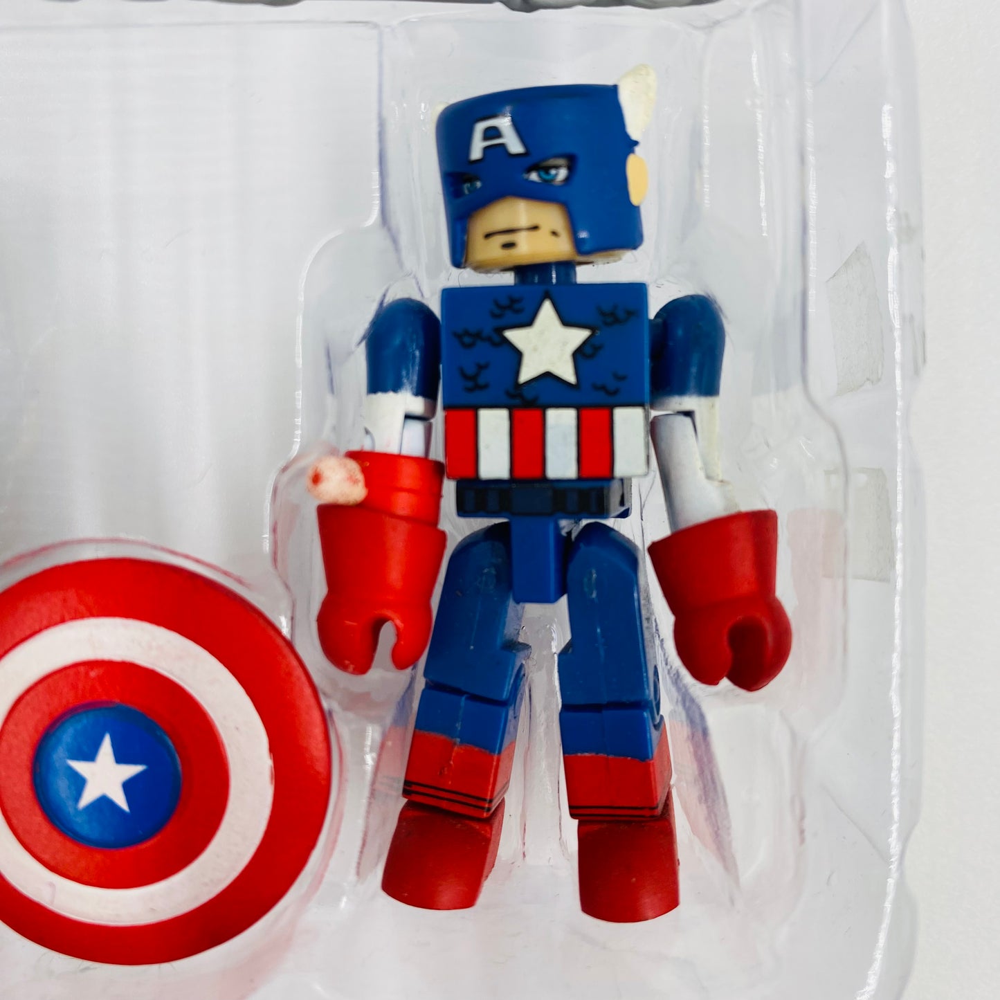 Minimates Marvel Universe wave 5 Captain America & Absorbing Man boxed/opened/complete 2" action figures (2003) Diamond Select Toys & Art Asylum