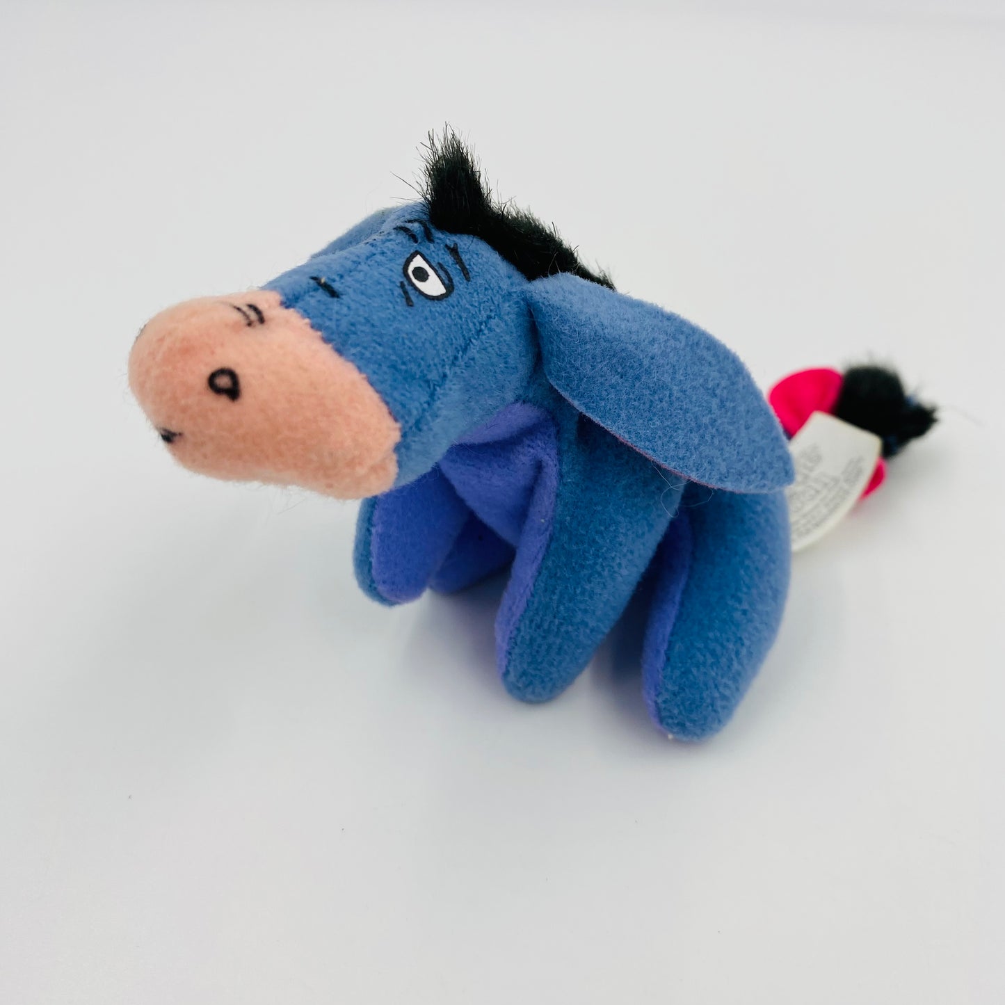 The Many Adventures of Winnie the Pooh Eeyore McDonald's Happy Meal bendable soft toy (2002) loose