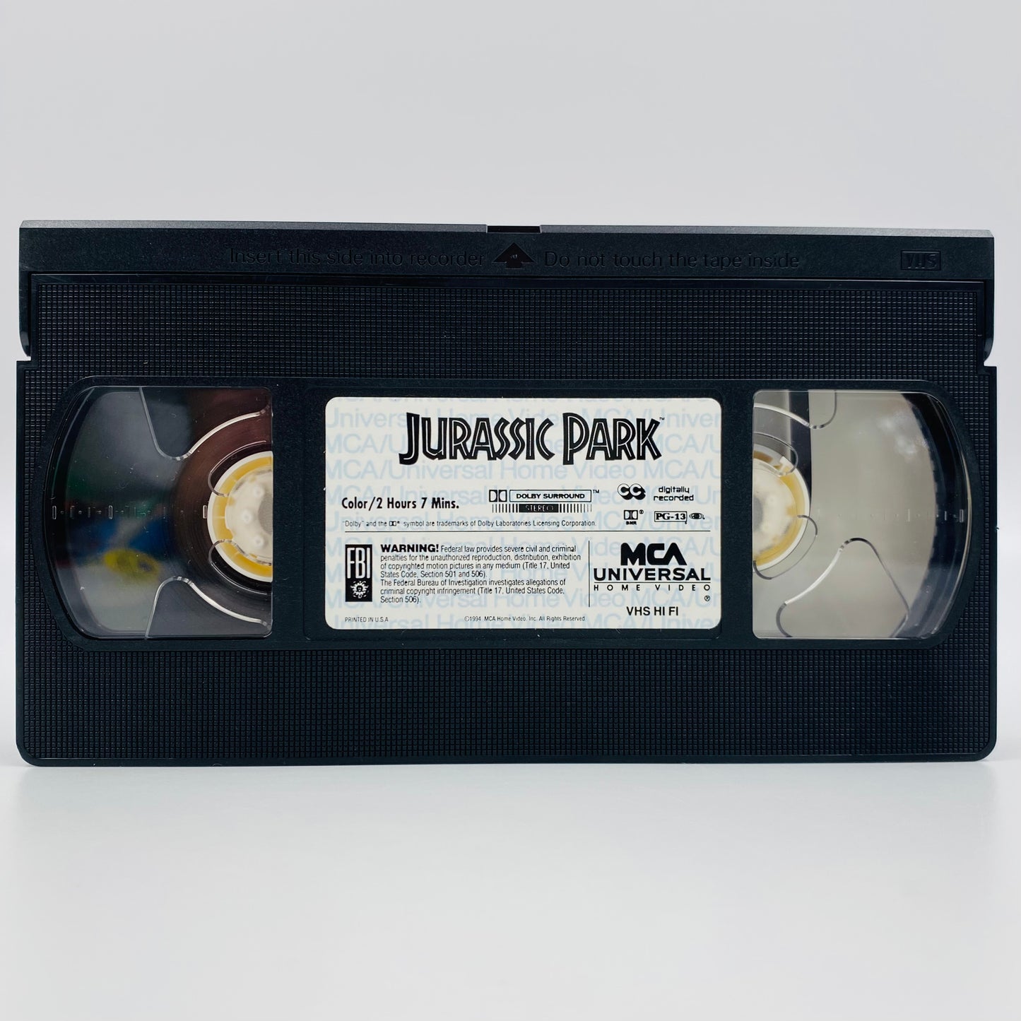 Jurassic Park VHS tape (1994) MCA Universal Home Video