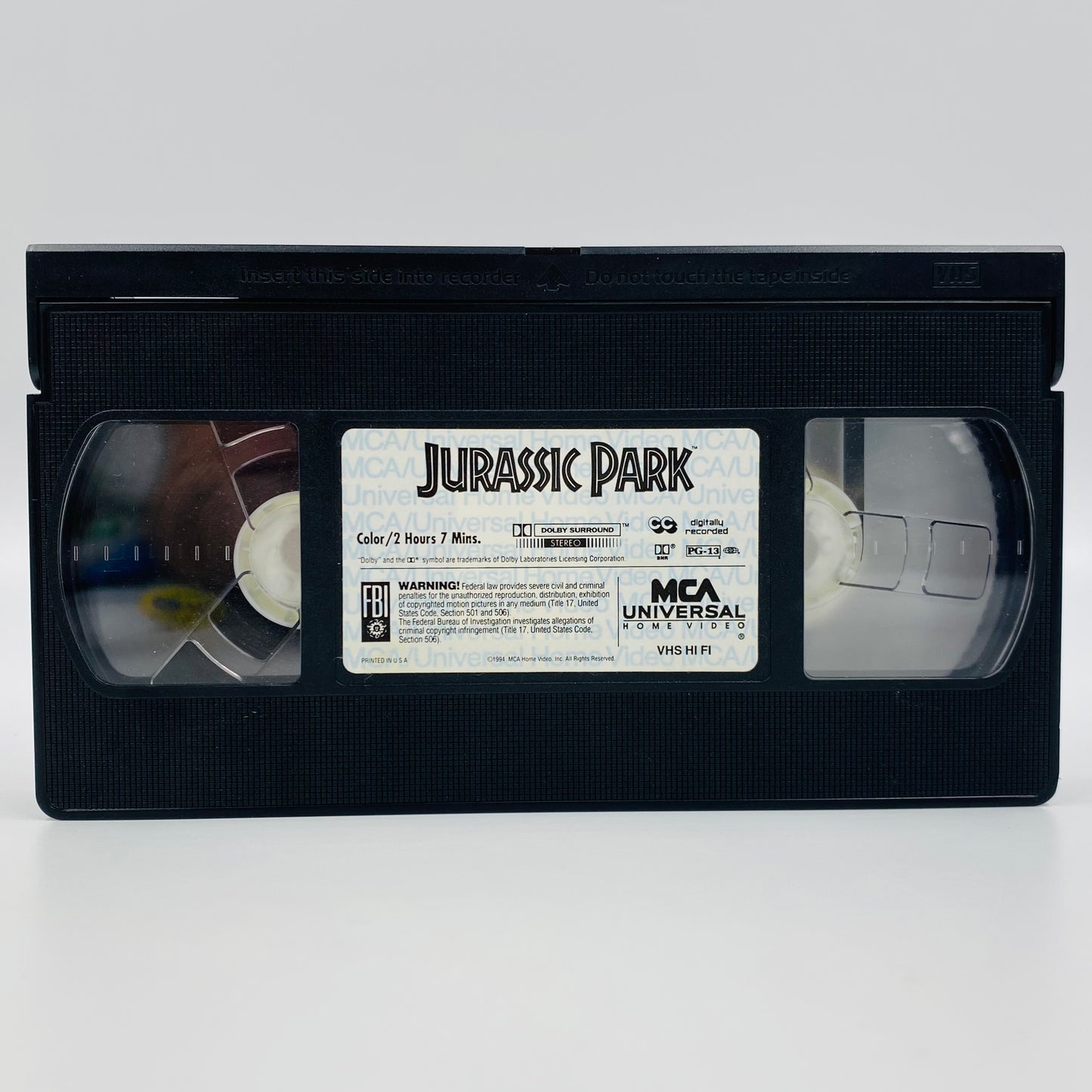 Jurassic Park VHS tape (1994) MCA Universal Home Video