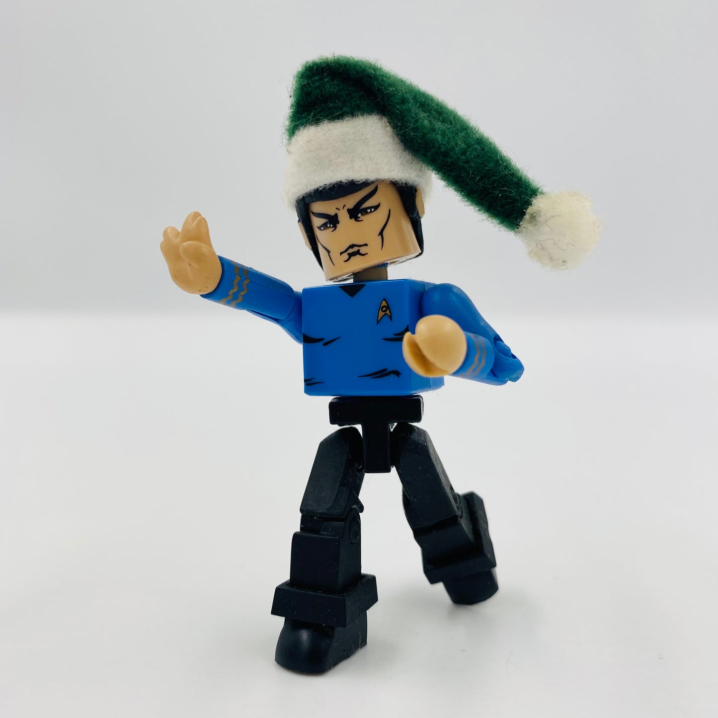 Minimates Star Trek Christmas Elf Spock loose 2" action figure (2009) Diamond Select Toys & Art Asylum