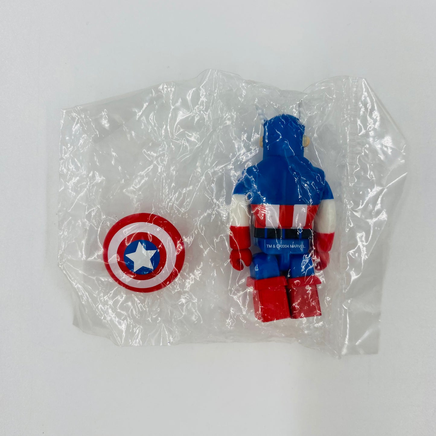 Kubrik Marvel Super Heroes series 4 Captain America bagged 2.5" action figure (2004) Medicom