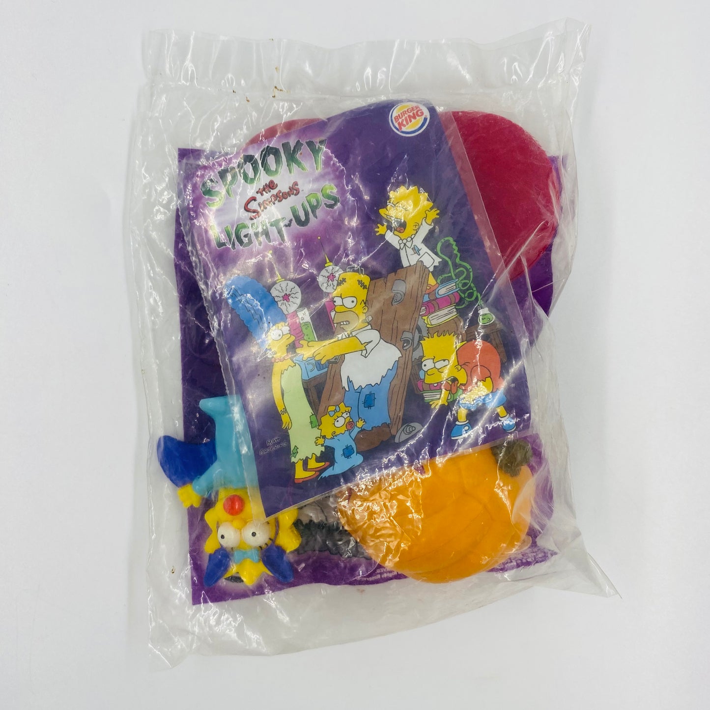 The Simpsons Spooky Light-Ups Maggie Simpson Burger King Kids' Meals toy (2001) bagged