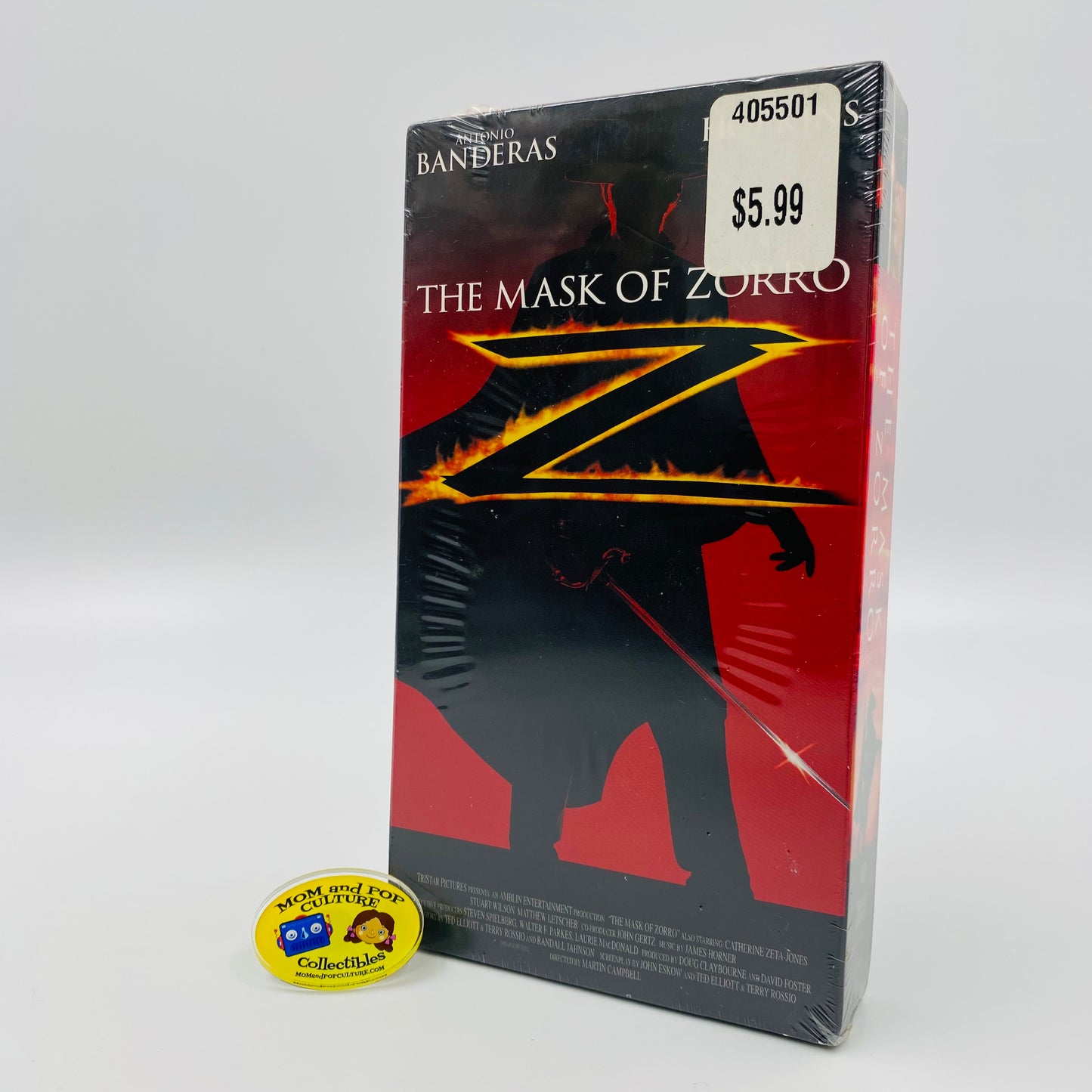 Mask of Zorro SEALED VHS tape (1998) Columbia Tristar Home Video