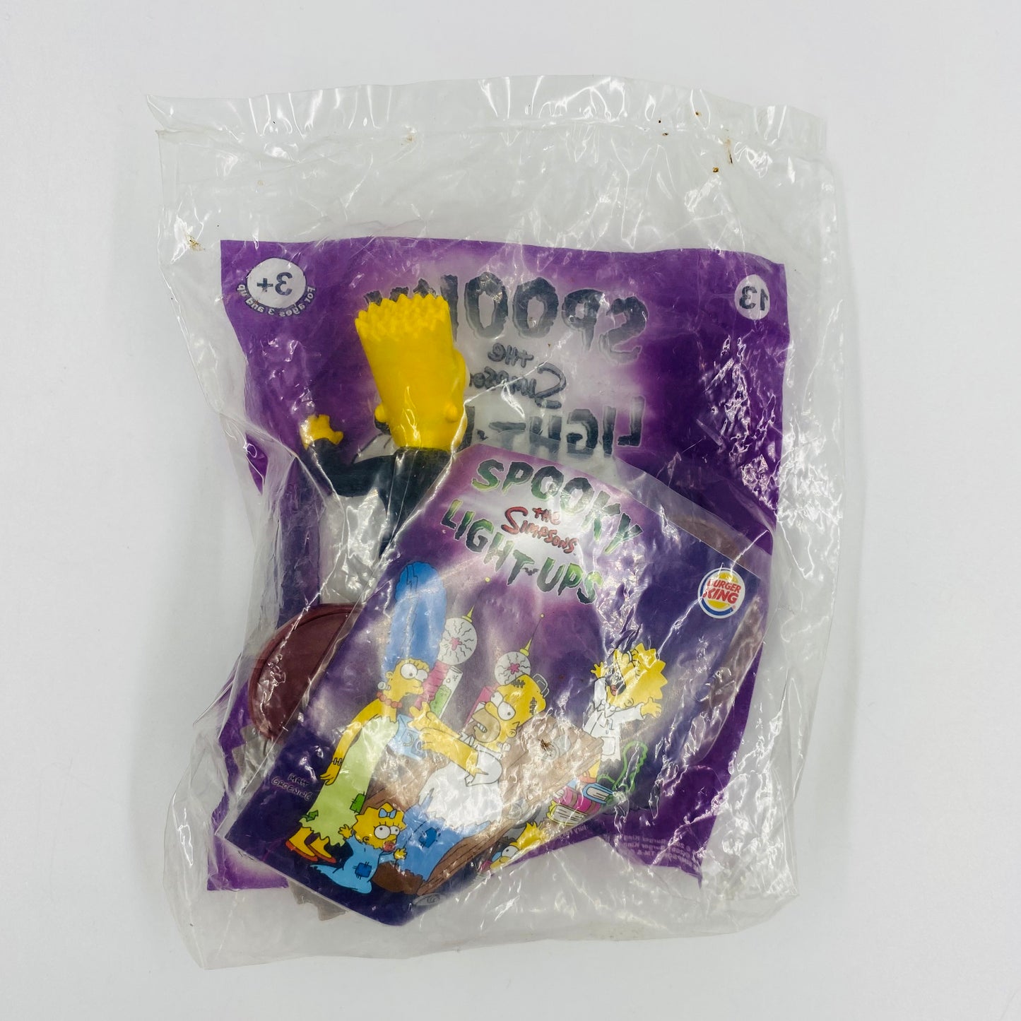 The Simpsons Spooky Light-Ups Bart Simpson Burger King Kids' Meals toy (2001) bagged