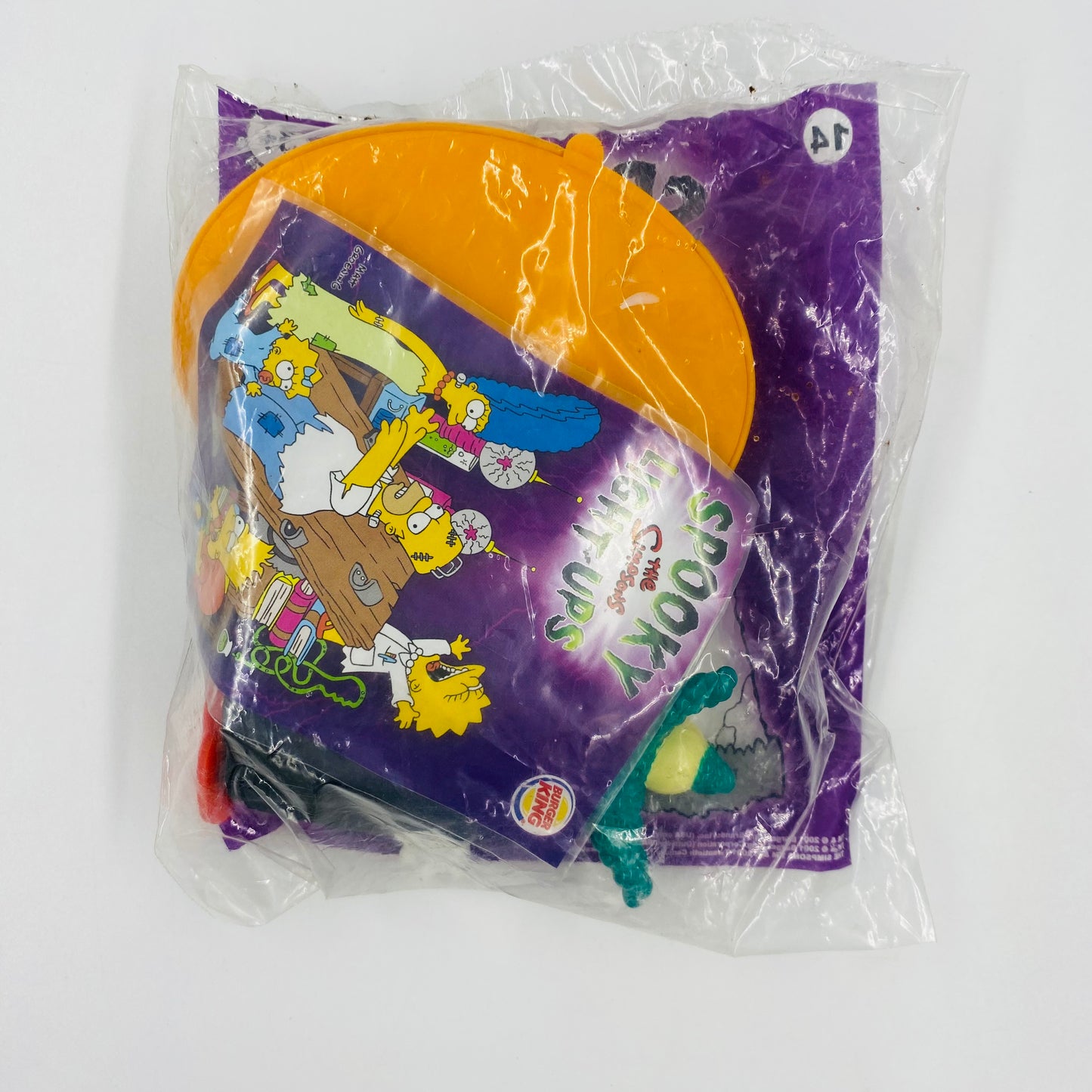 The Simpsons Spooky Light-Ups Krusty Burger King Kids' Meals toy (2001) bagged