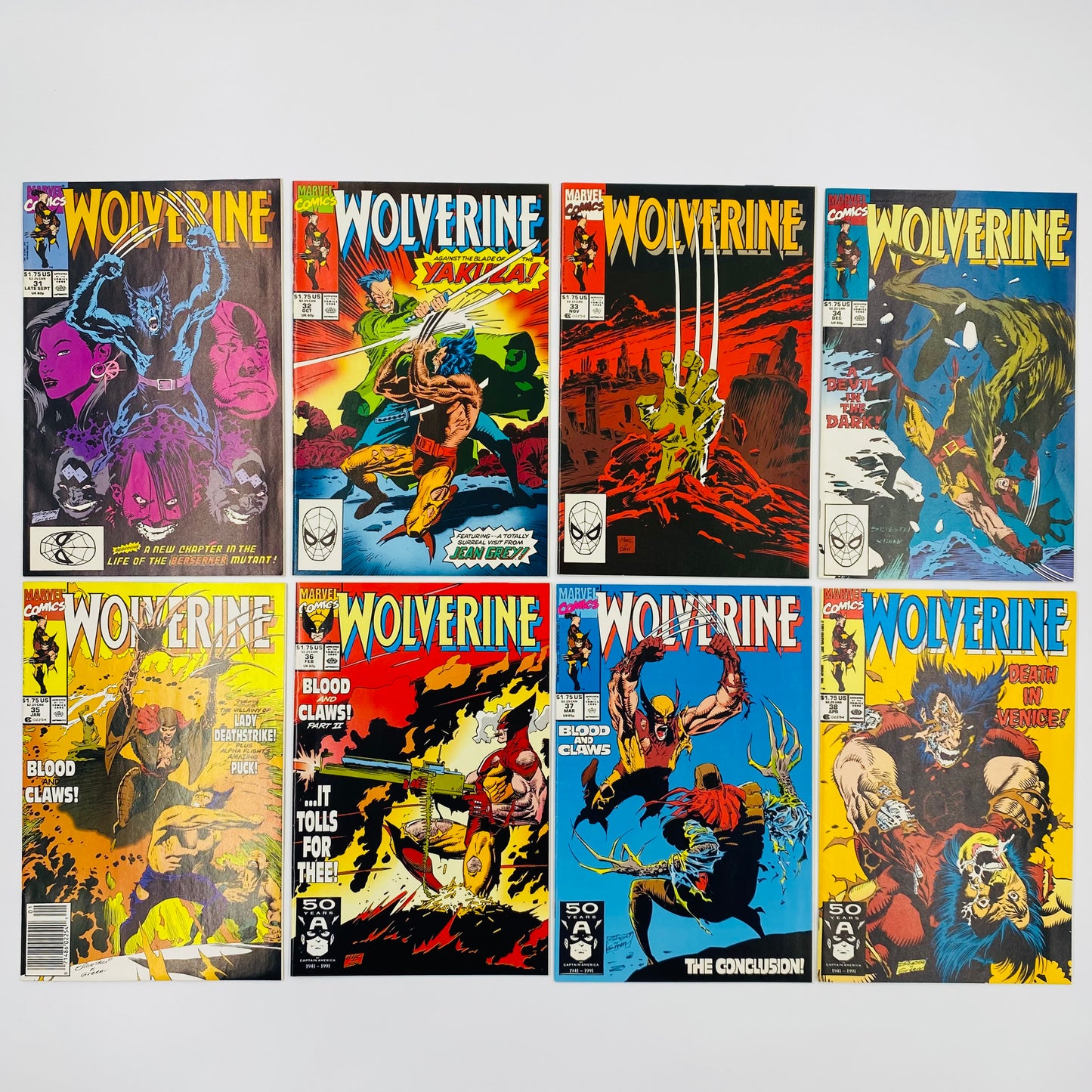 Wolverine #31-50 Larry Hama & Marc Silvestri (1990-1992) Marvel