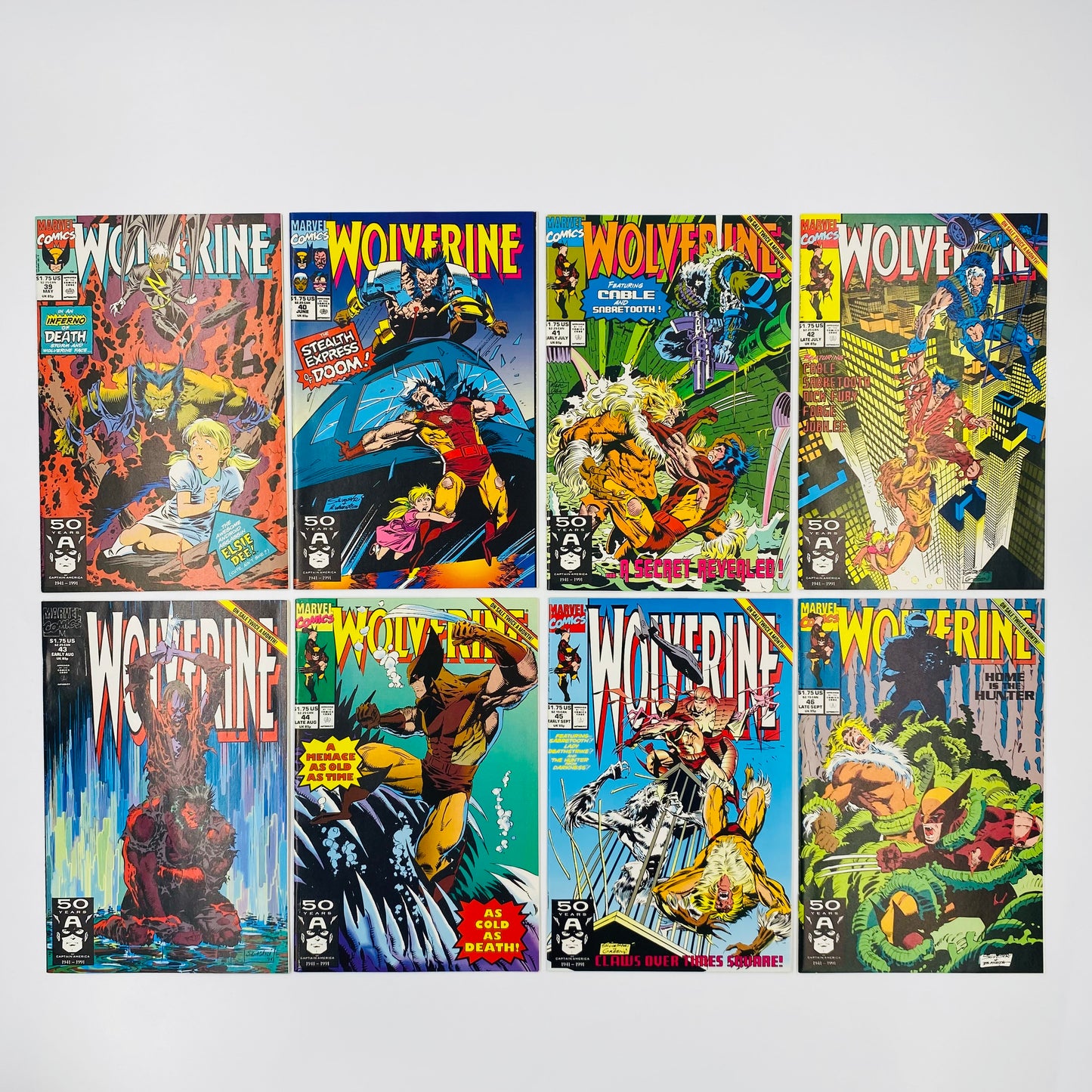 Wolverine #31-50 Larry Hama & Marc Silvestri (1990-1992) Marvel