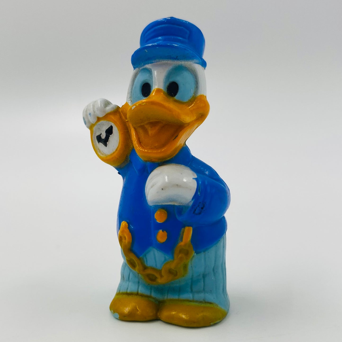 Disney Train Conductor Donald Duck 2.25” figurine