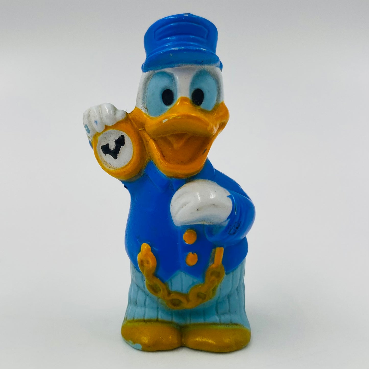 Disney Train Conductor Donald Duck 2.25” figurine