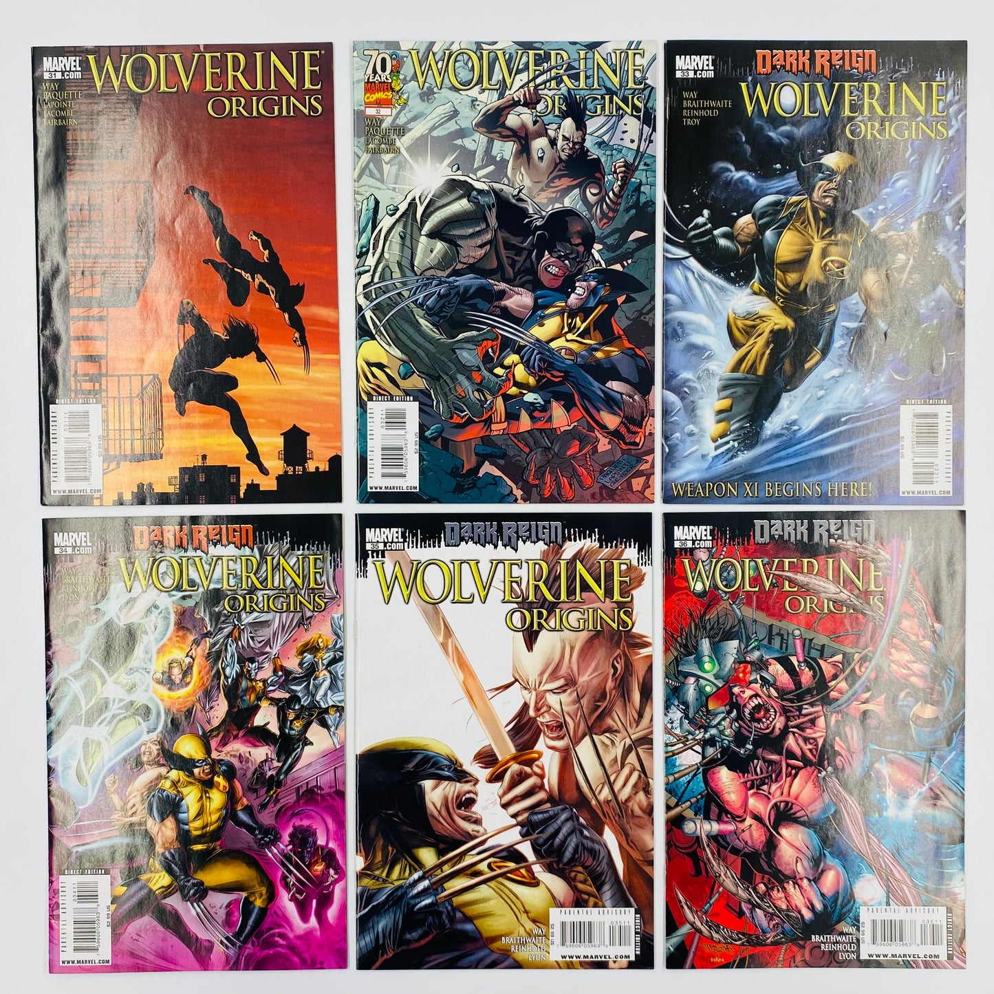 Wolverine Origins #1-36 (2006-2009) Marvel