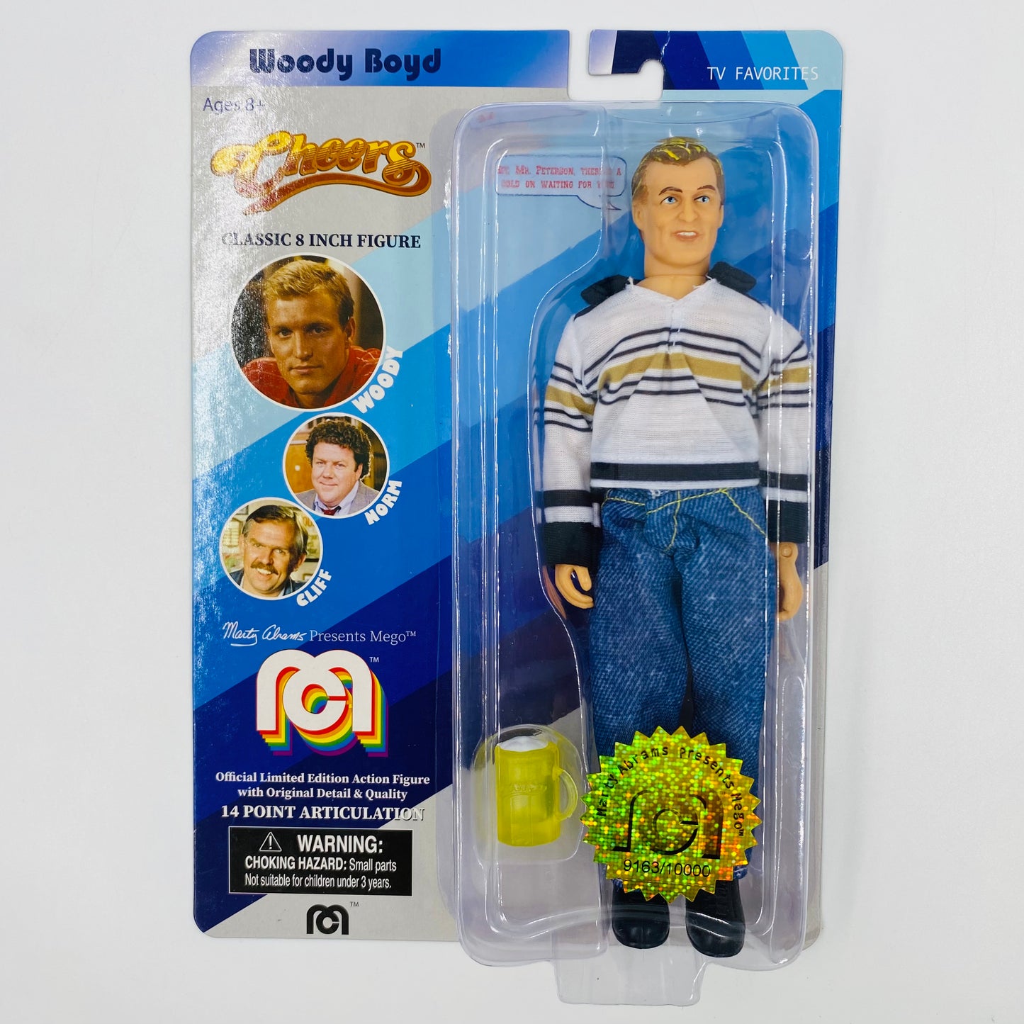 Cheers Woody Boyd 8” action figure (2018) MEGO
