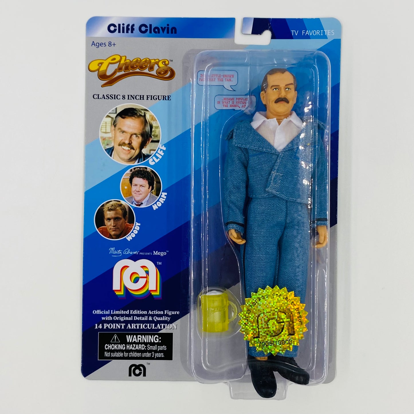 Cheers Cliff Clavin 8” action figure (2018) MEGO