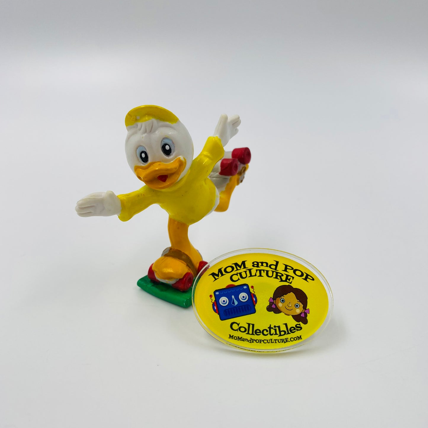 Ducktales Huey Duck (Phooey Duck) McDonald’s Happy Meal under 3 toy (1988) loose