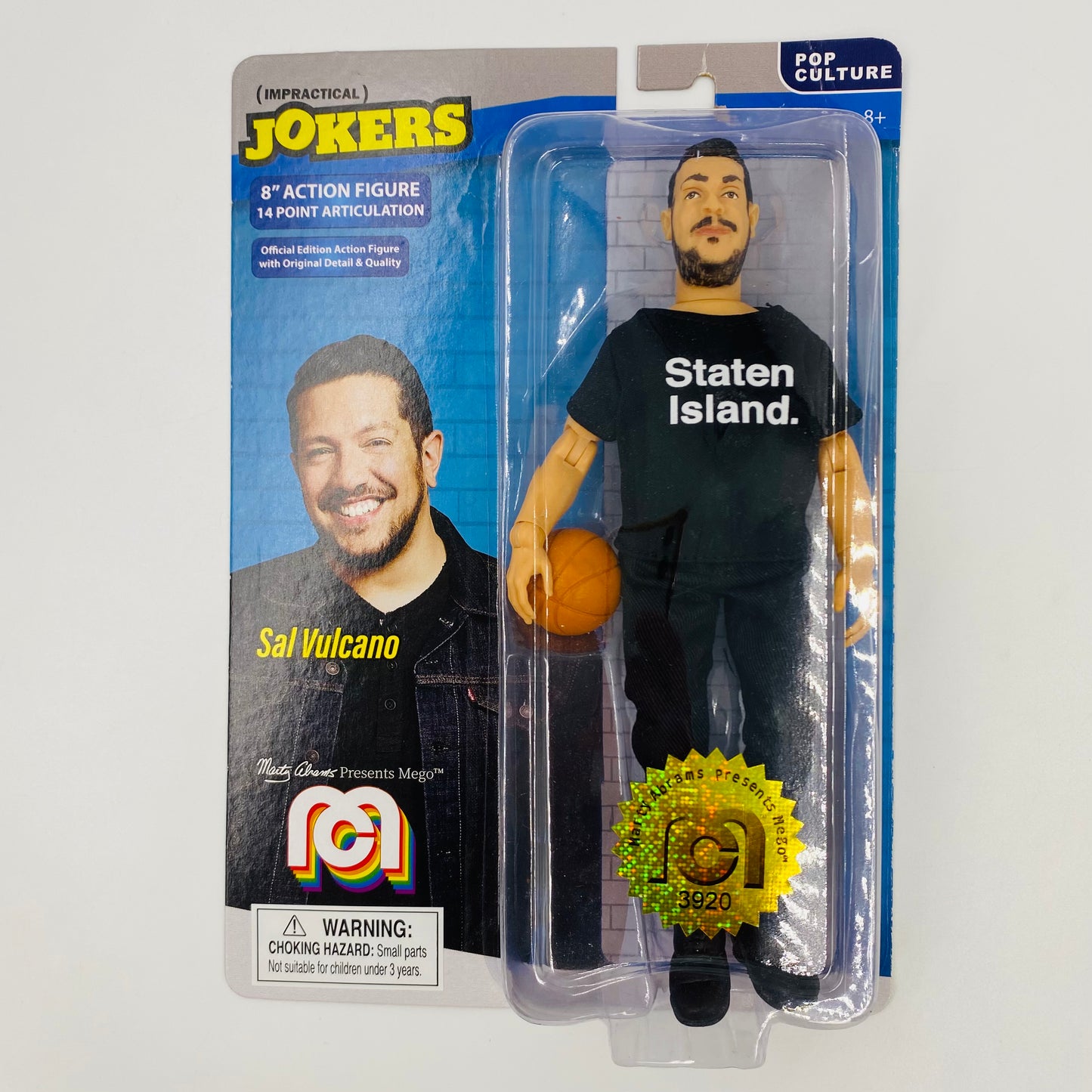 (Impractical) Jokers Sal Vulcano 8” action figure (2018) MEGO