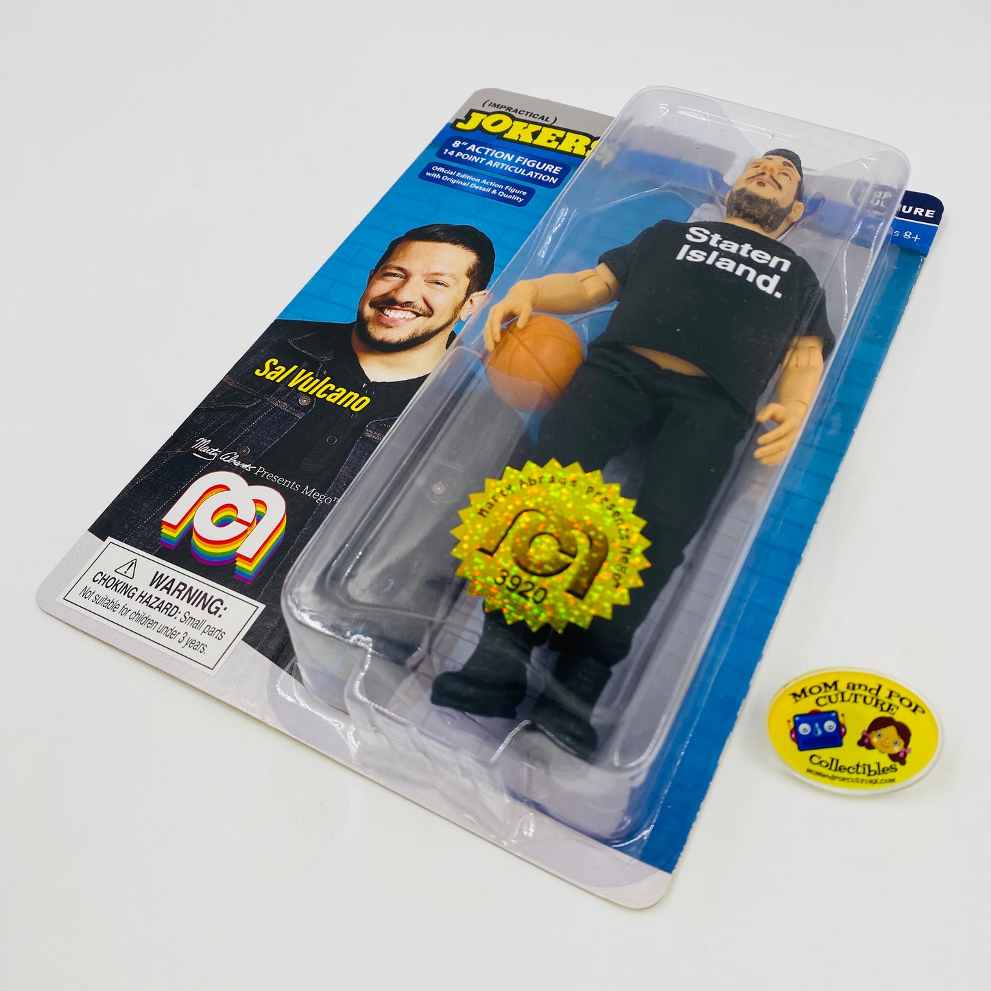 (Impractical) Jokers Sal Vulcano 8” action figure (2018) MEGO