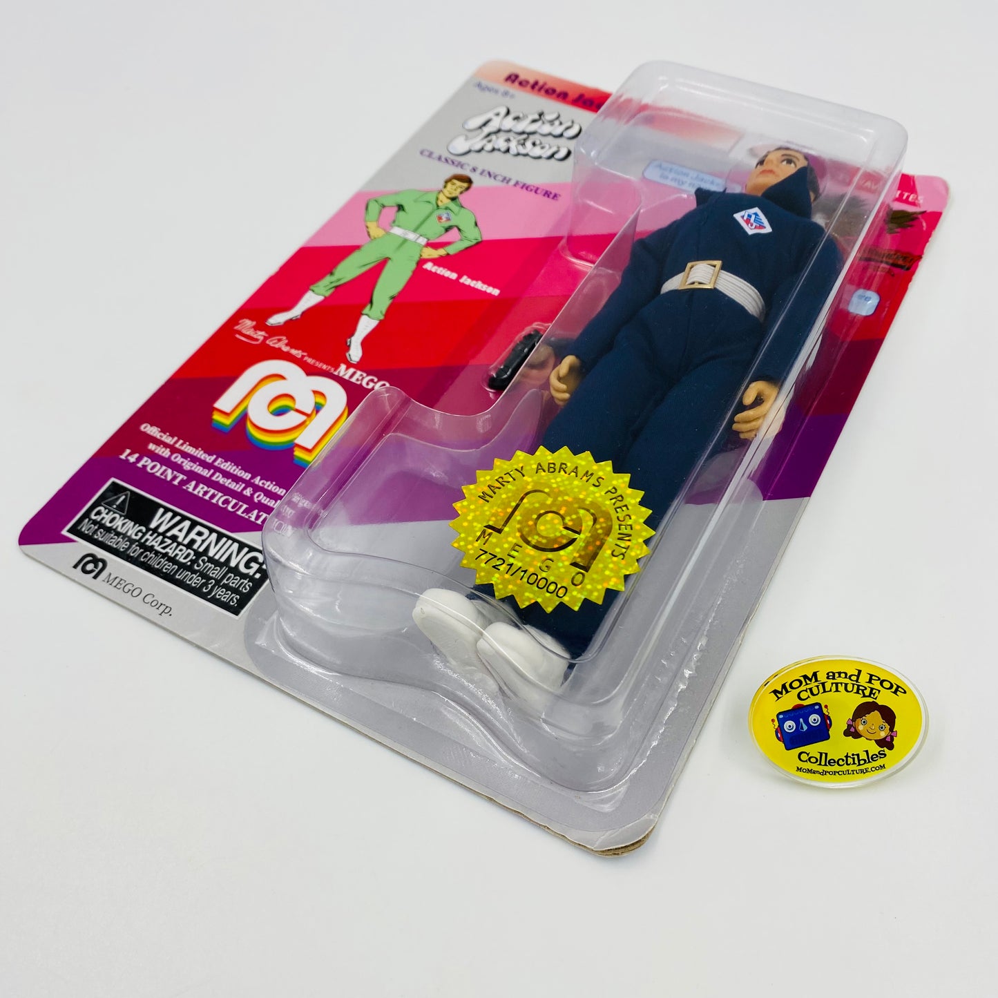 Action Jackson 8” action figure (2018) MEGO