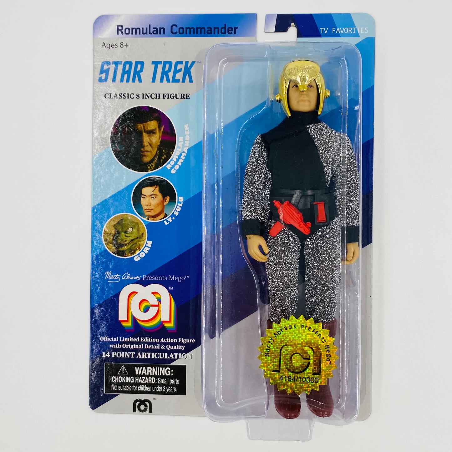 Star Trek Romulan Commander 8” action figure (2018) MEGO
