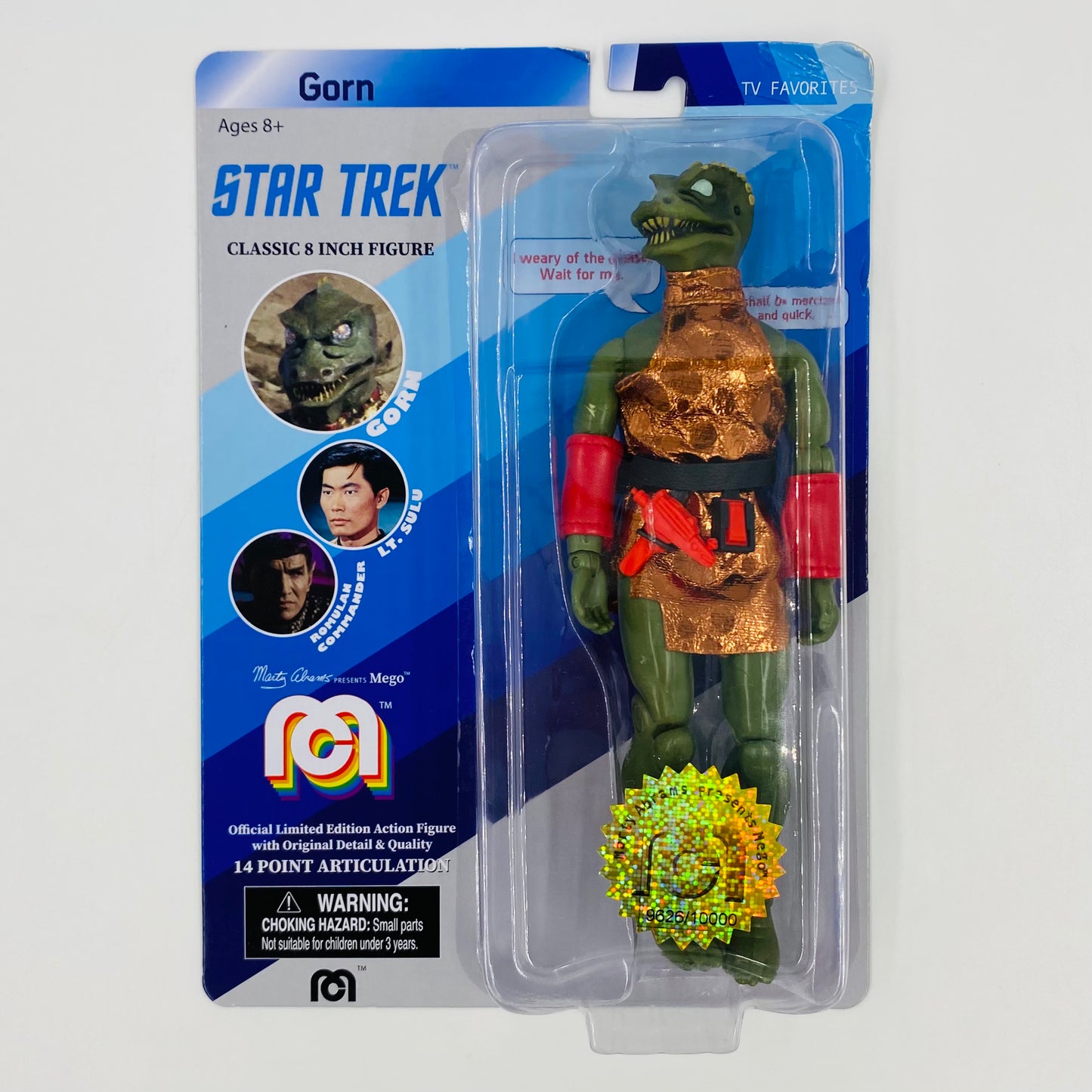 Star Trek Gorn 8” action figure (2018) MEGO