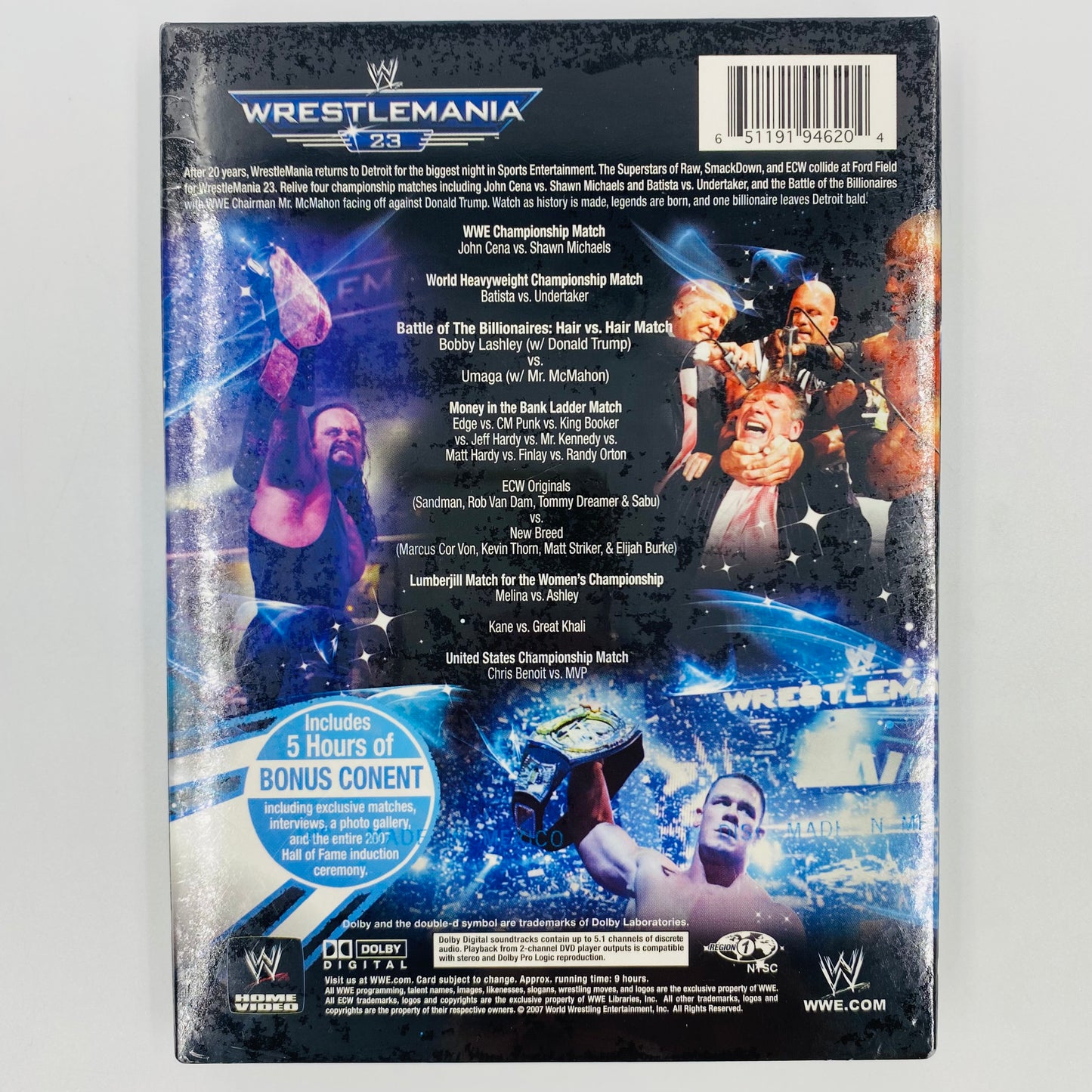 WWE Wrestlemania 23 sealed DVD (2007) WWE Home Video