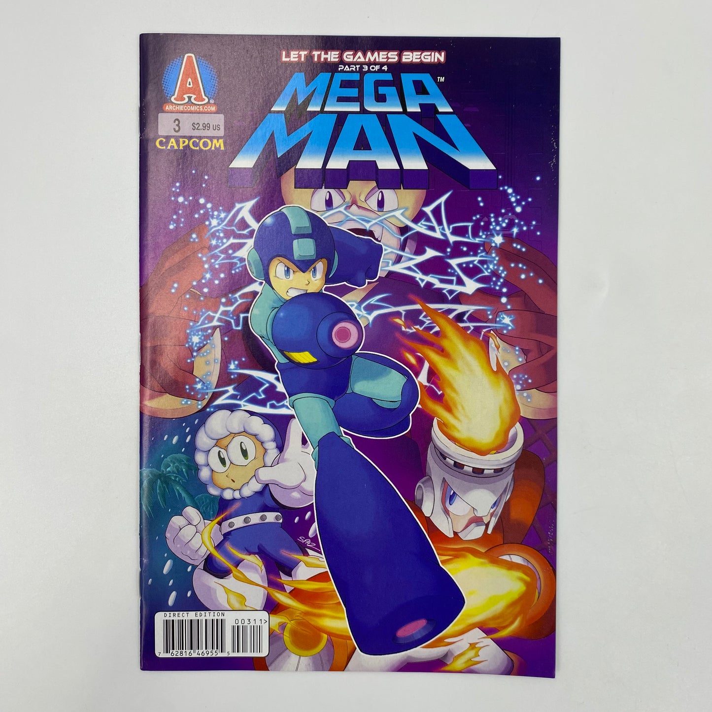 Megaman #1-4 “Let the Games Begin” (2011) Archie (FN+, VF-, FN, VF-)