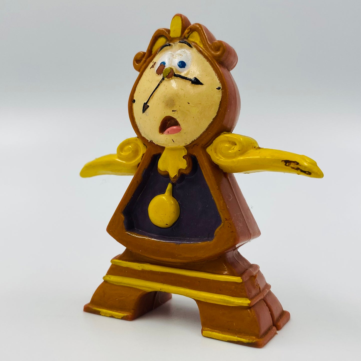 Beauty and the Beast Cogsworth 2.5” rubber figure